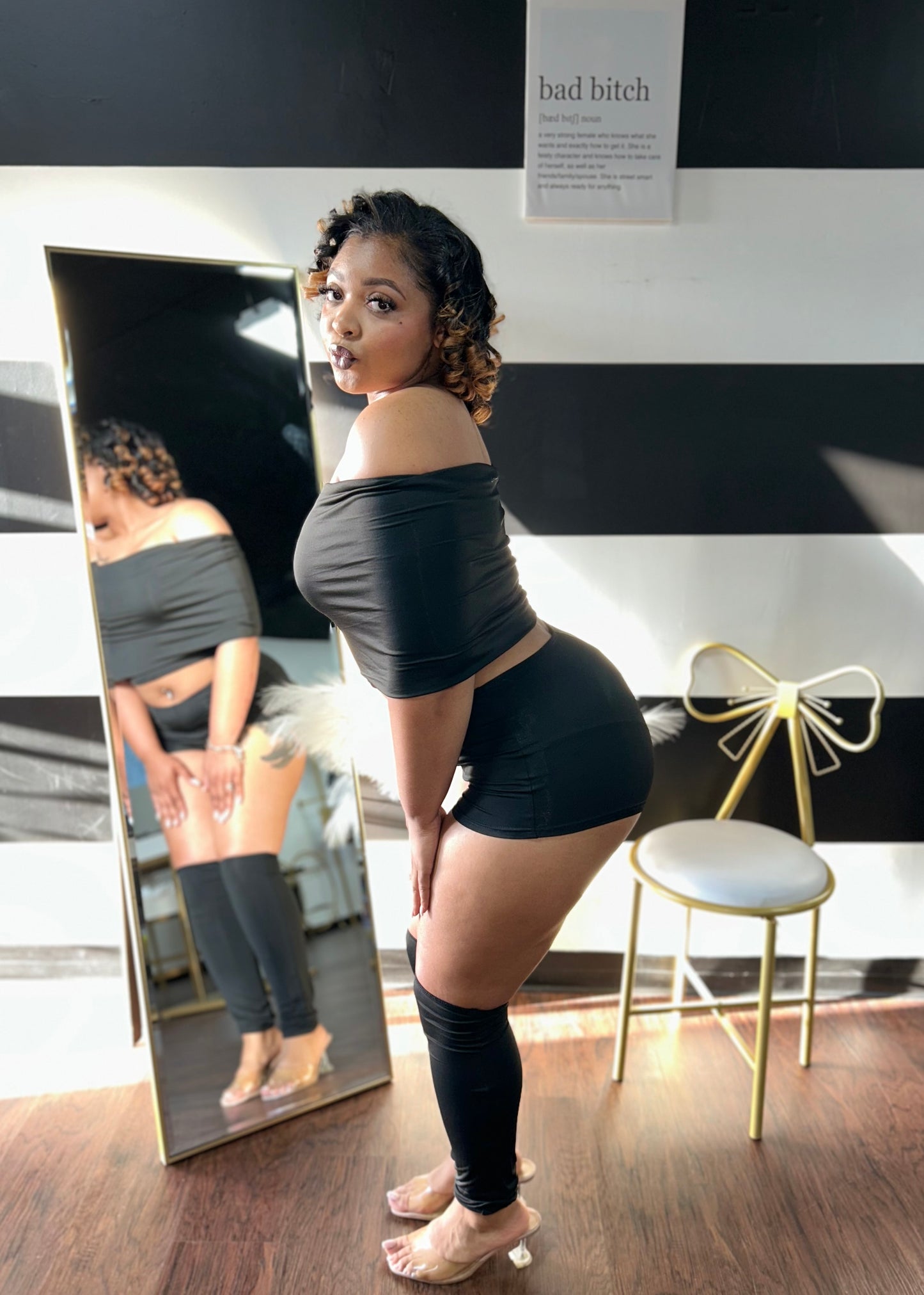 Blackout Shorts Set
