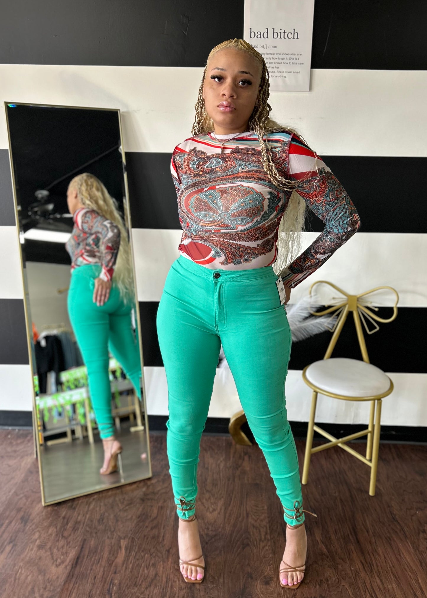 Sandy Mesh Top
