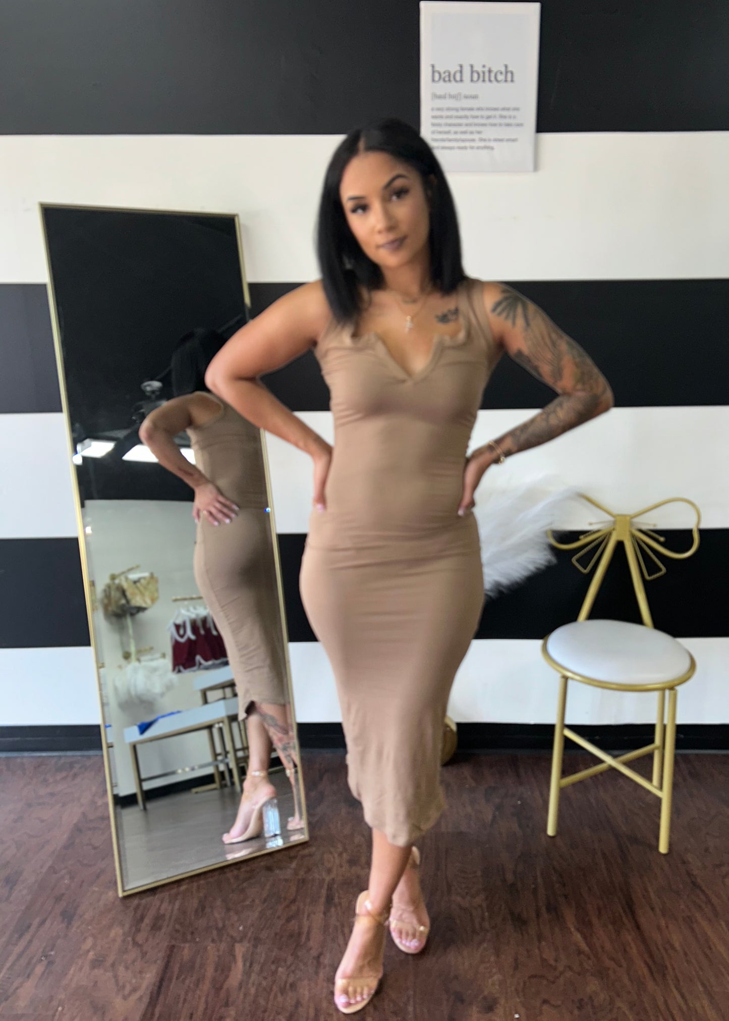 V-Neck Dress
