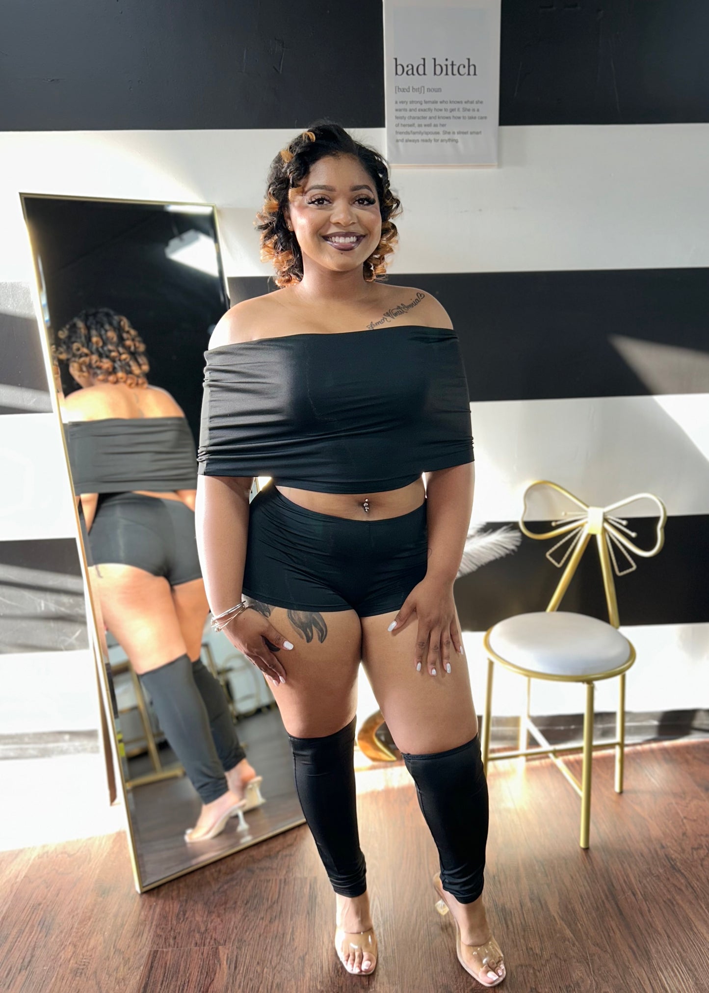 Blackout Shorts Set