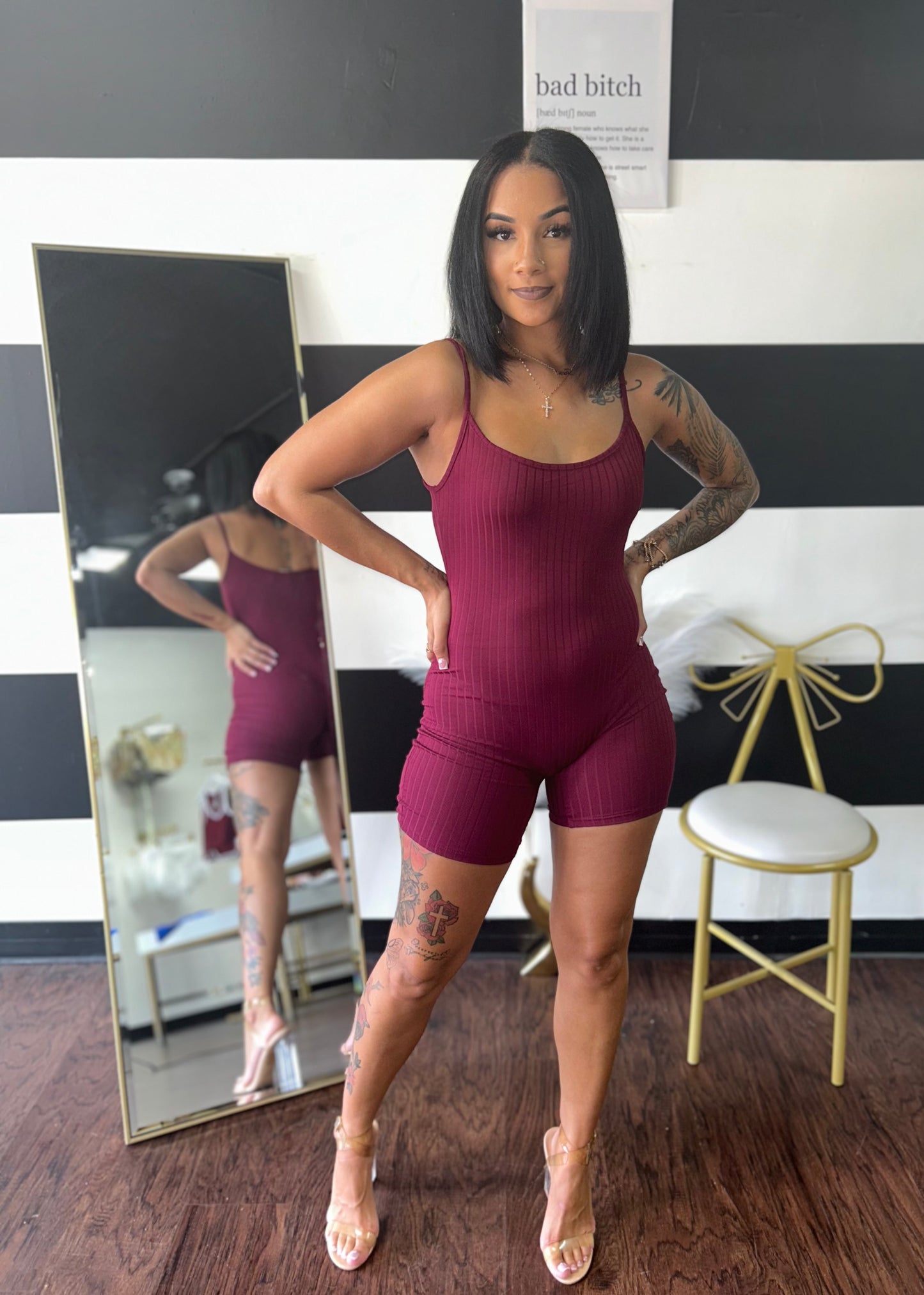 Ribbed Romper