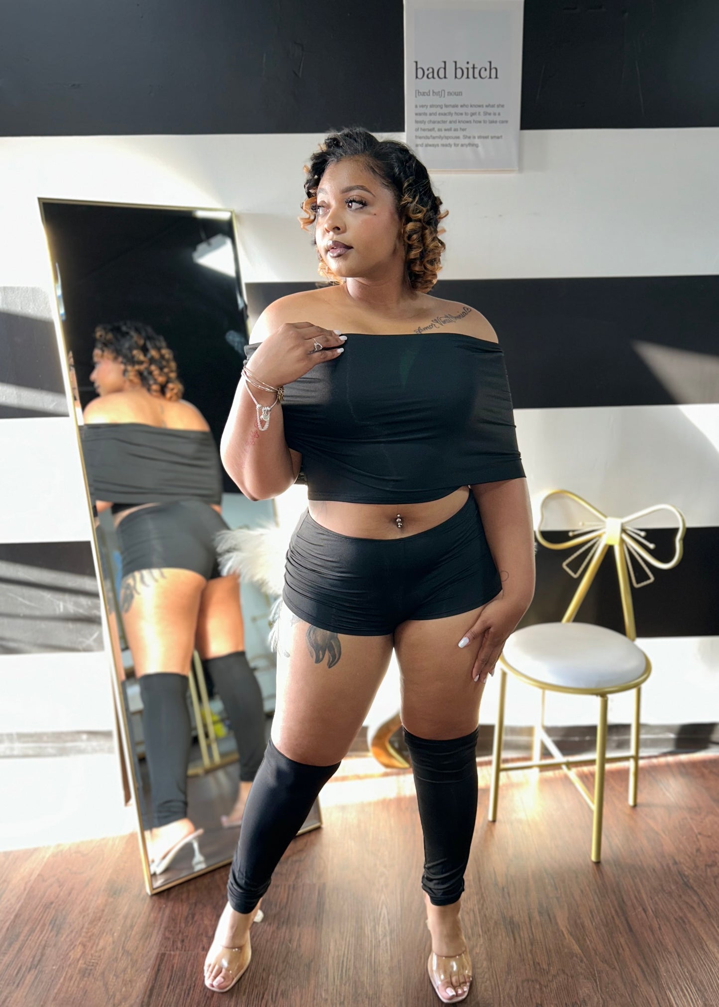 Blackout Shorts Set