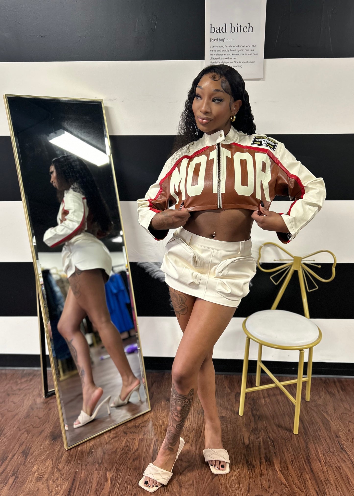 Motor Cropped Jacket