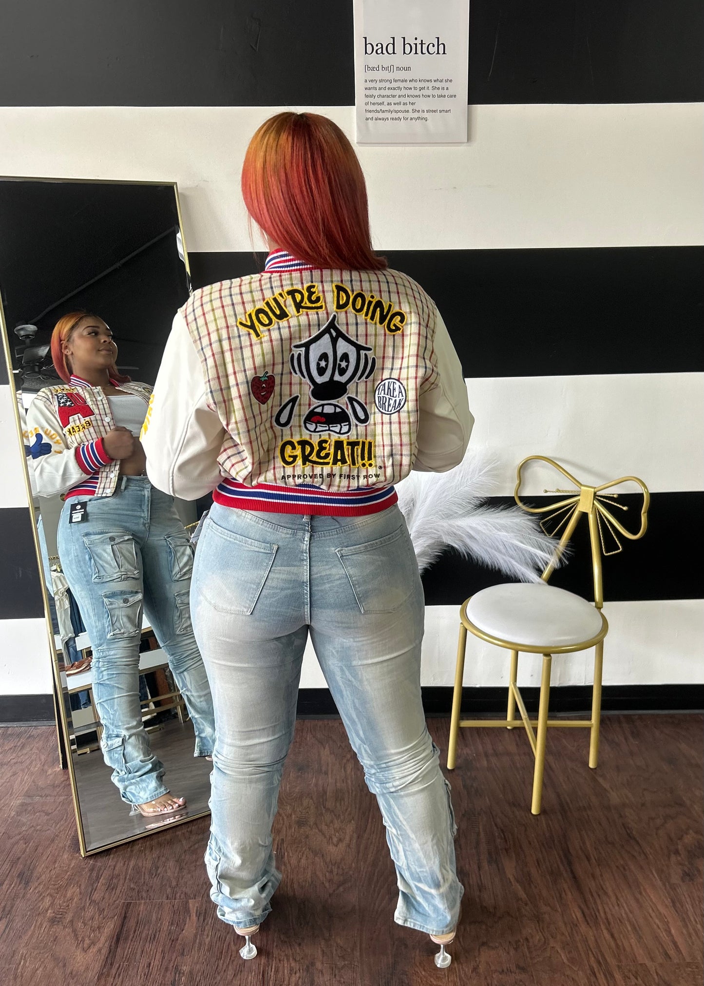 Take A Break Varsity Jacket