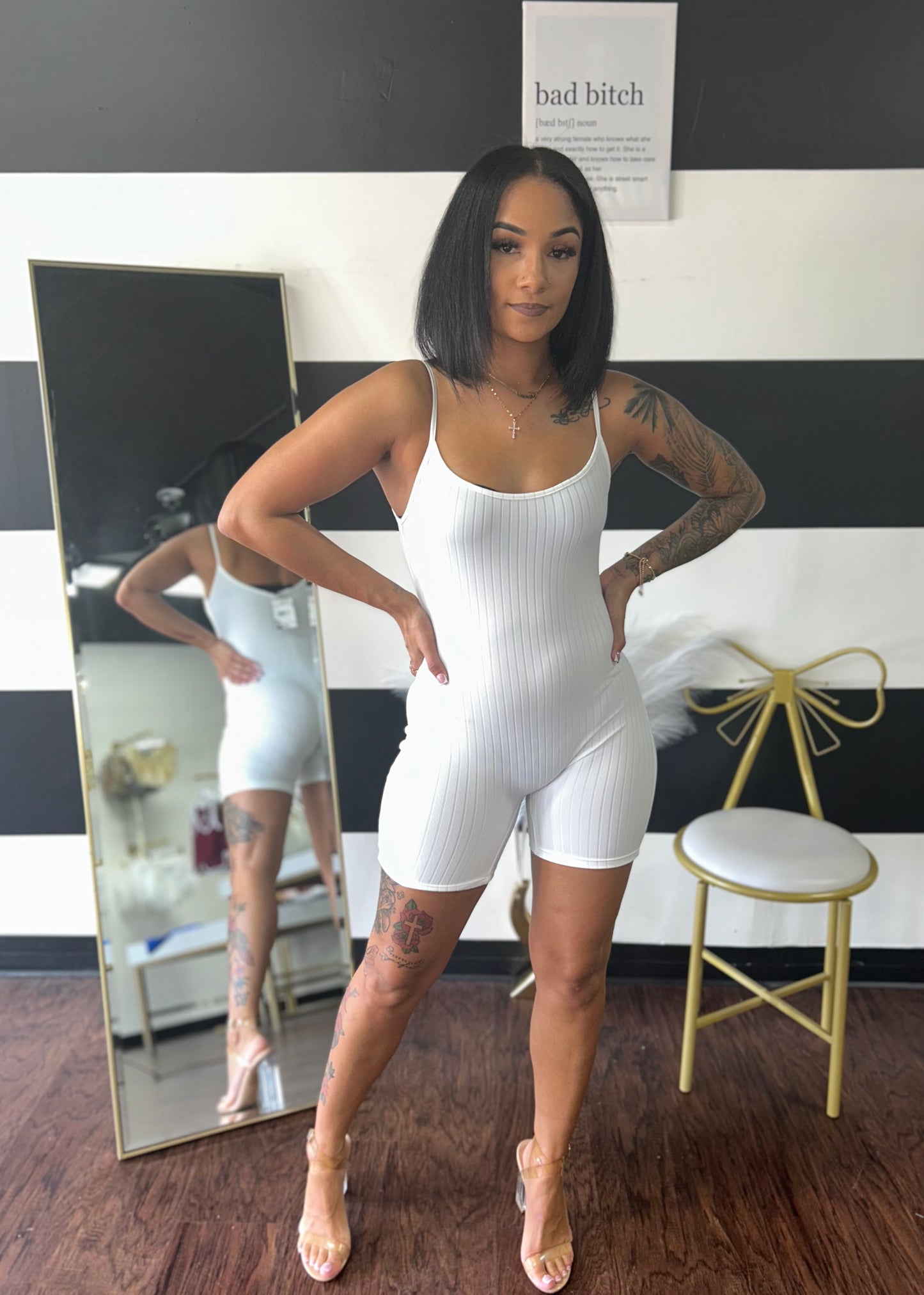 Ribbed Romper