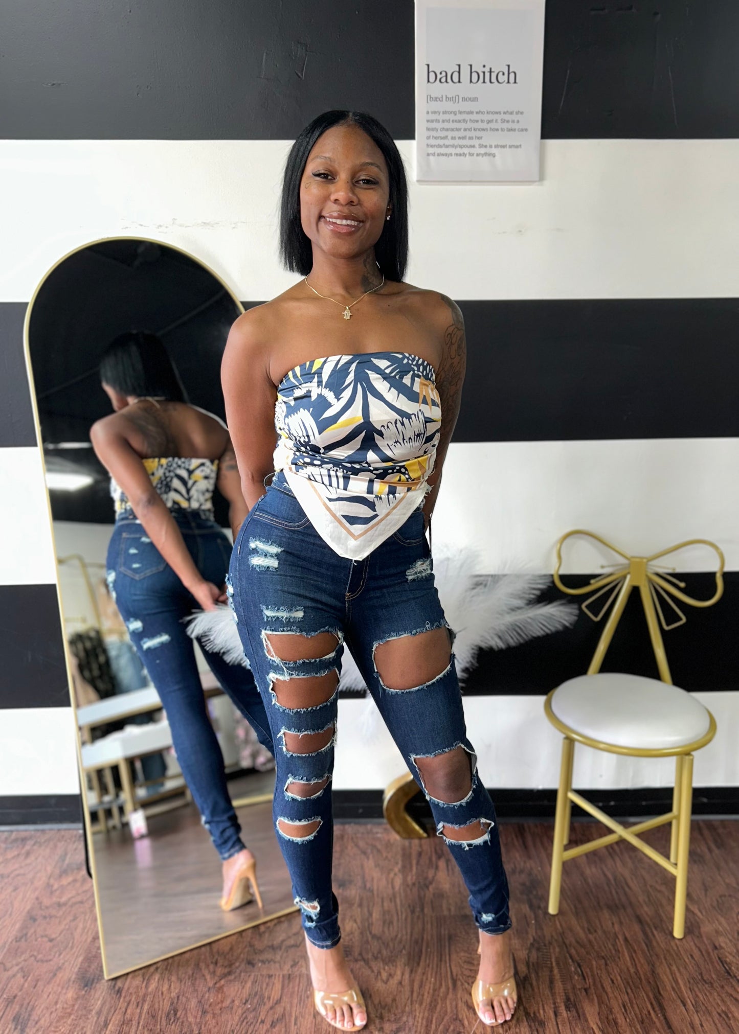 Moonlight Scarf Top