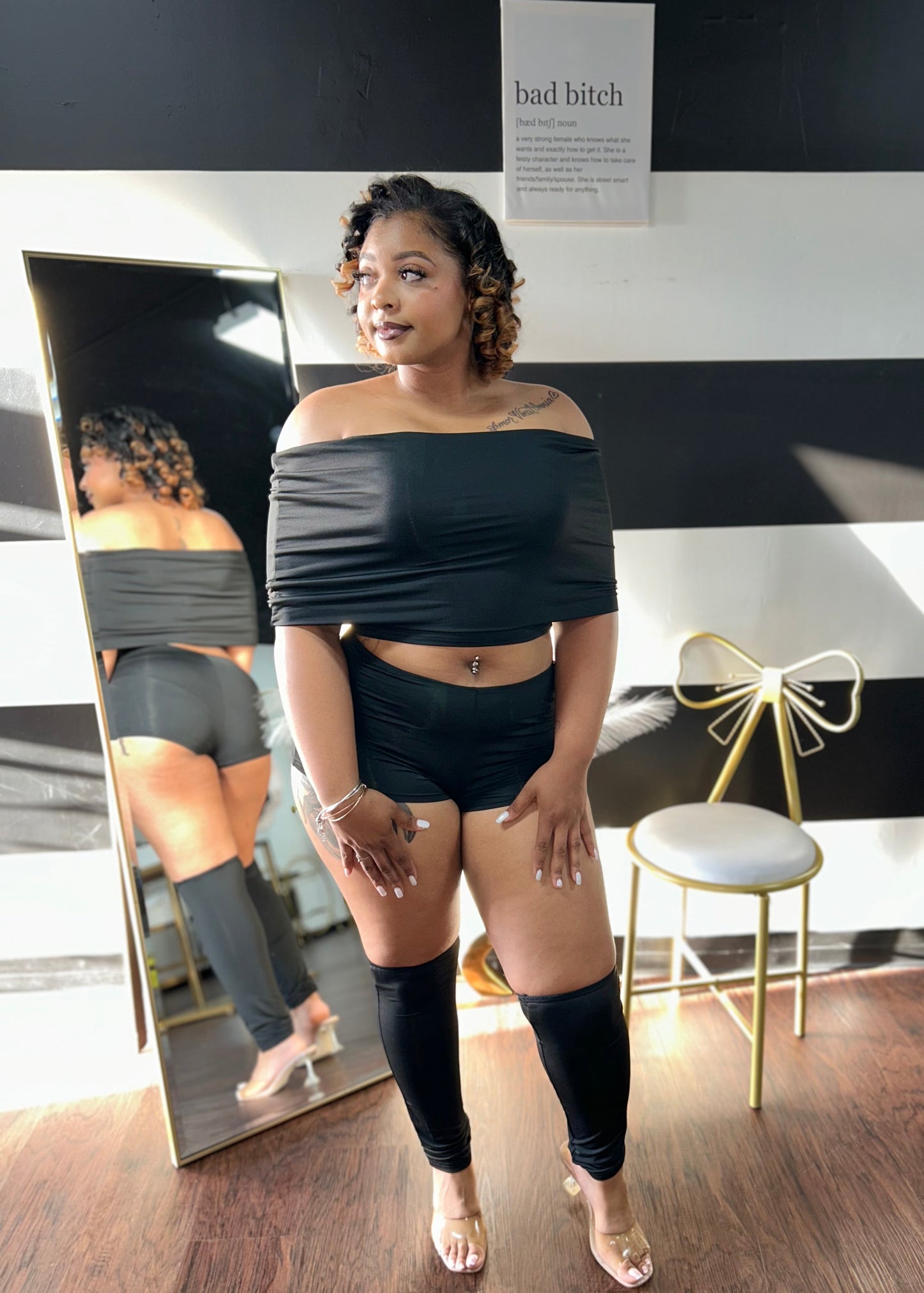 Blackout Shorts Set