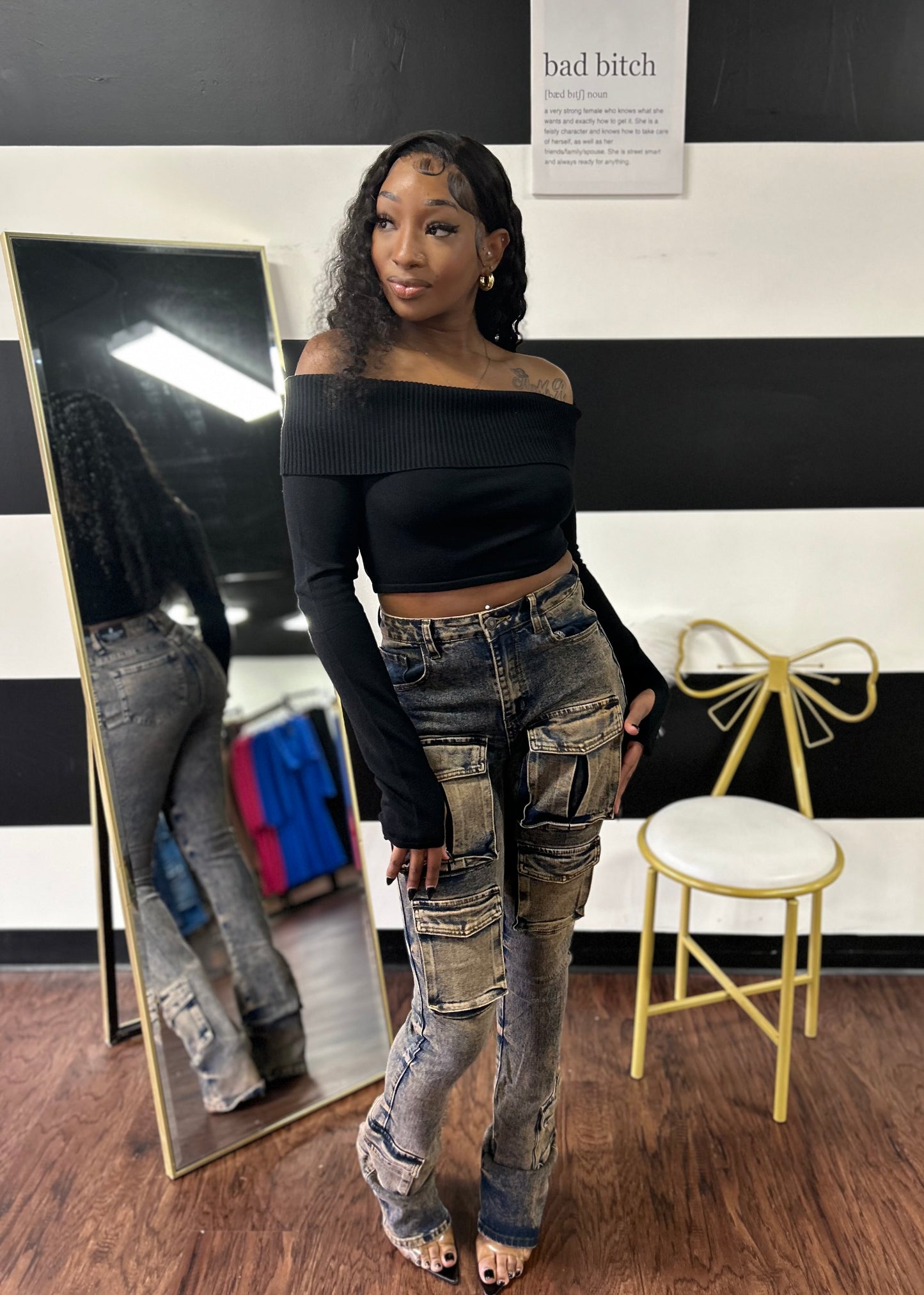 Unique Stacked Jeans