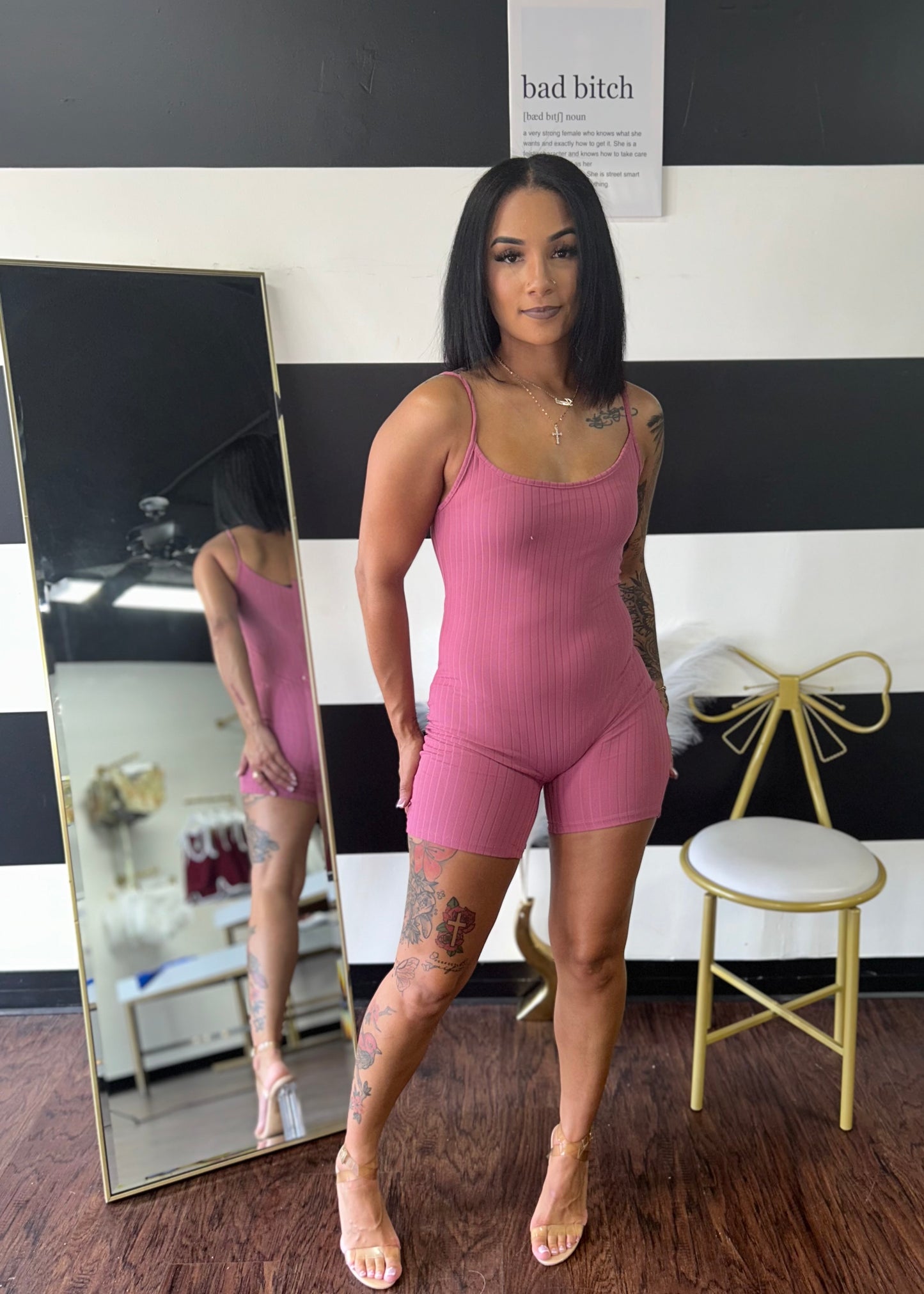 Ribbed Romper