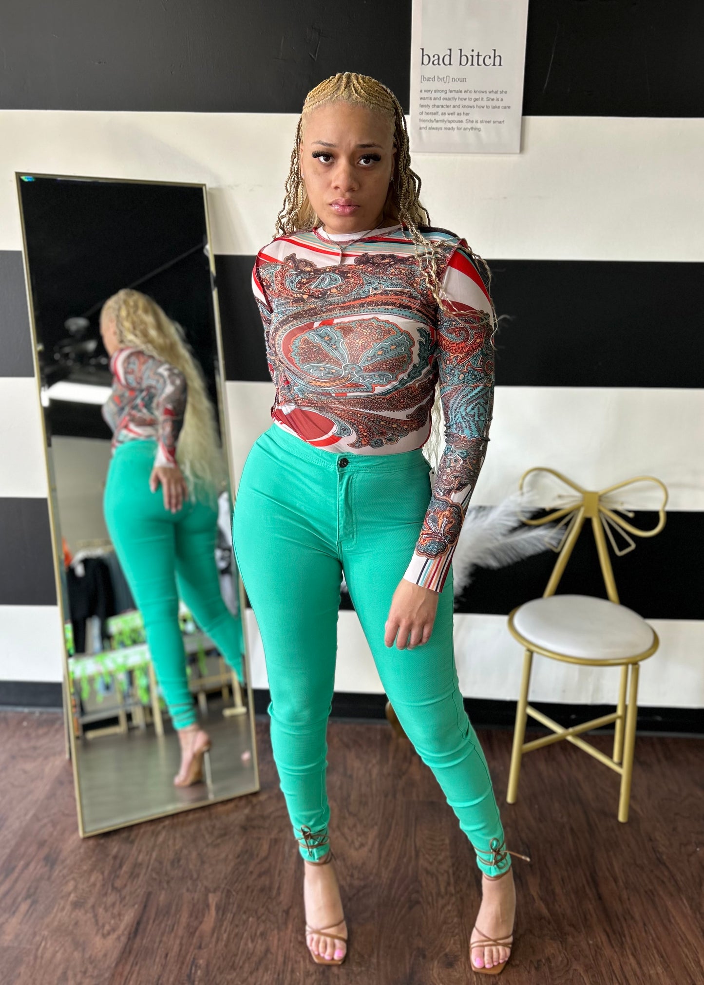 Sandy Mesh Top