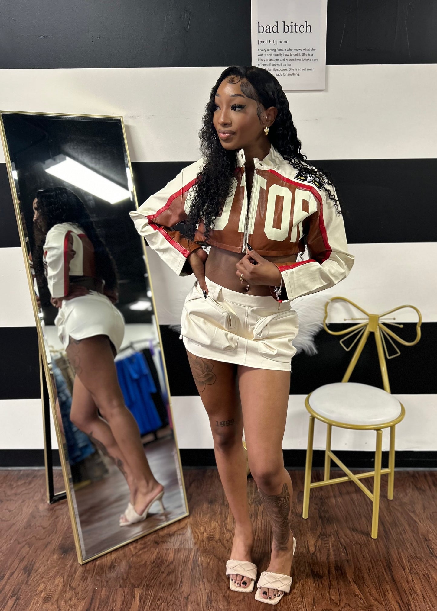 Motor Cropped Jacket