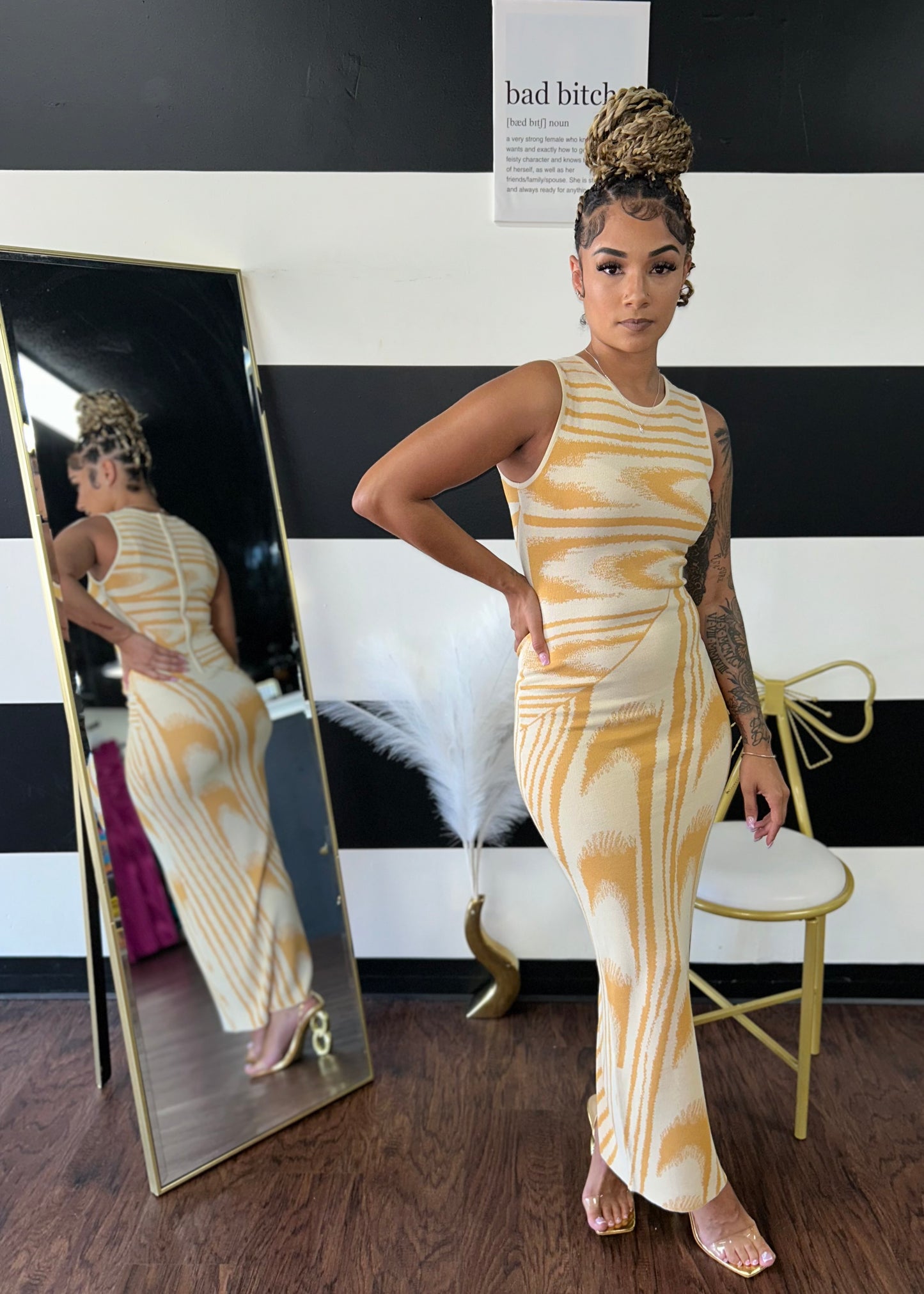 Jacquard Dress