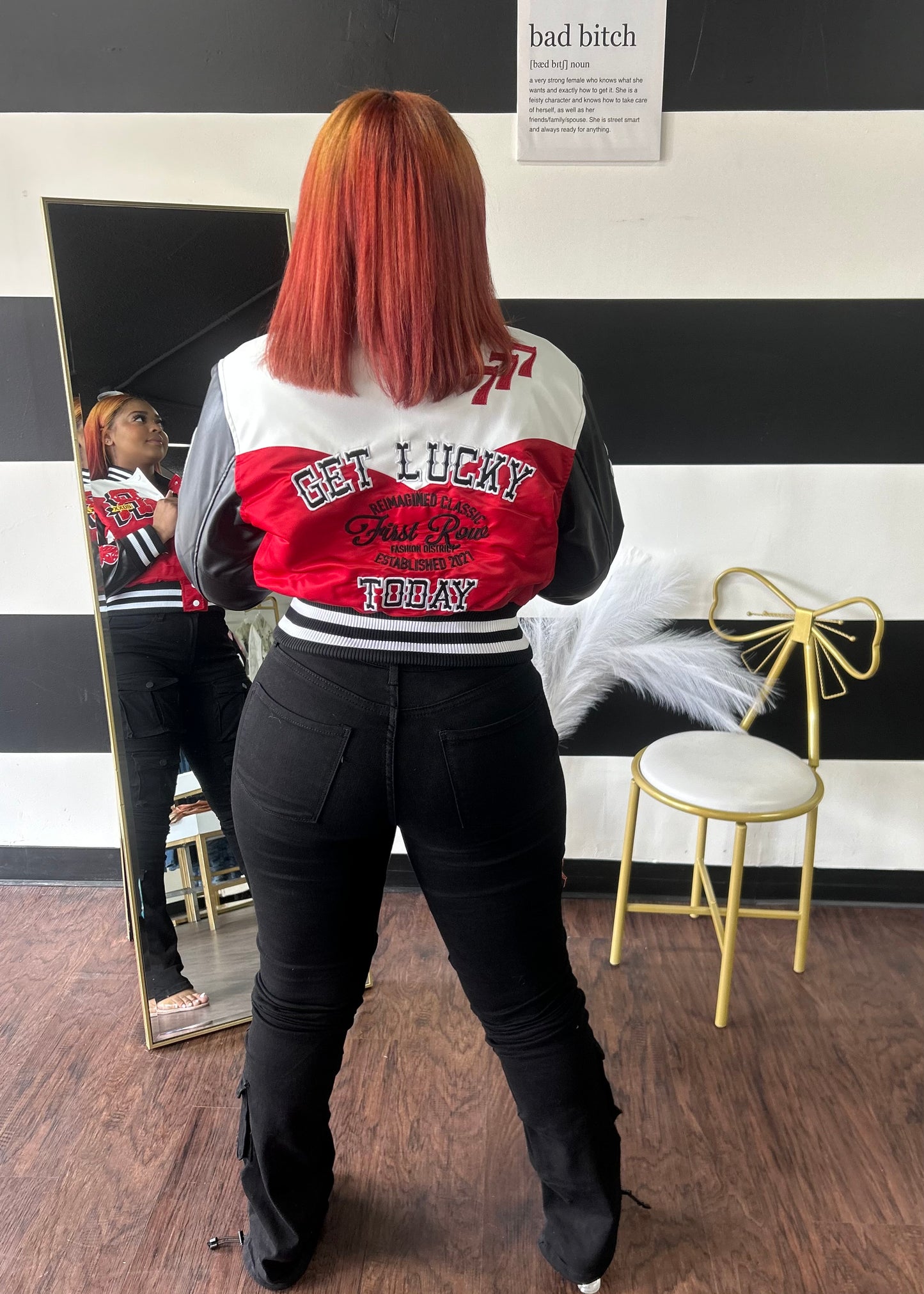 Get Lucky Varsity Jacket