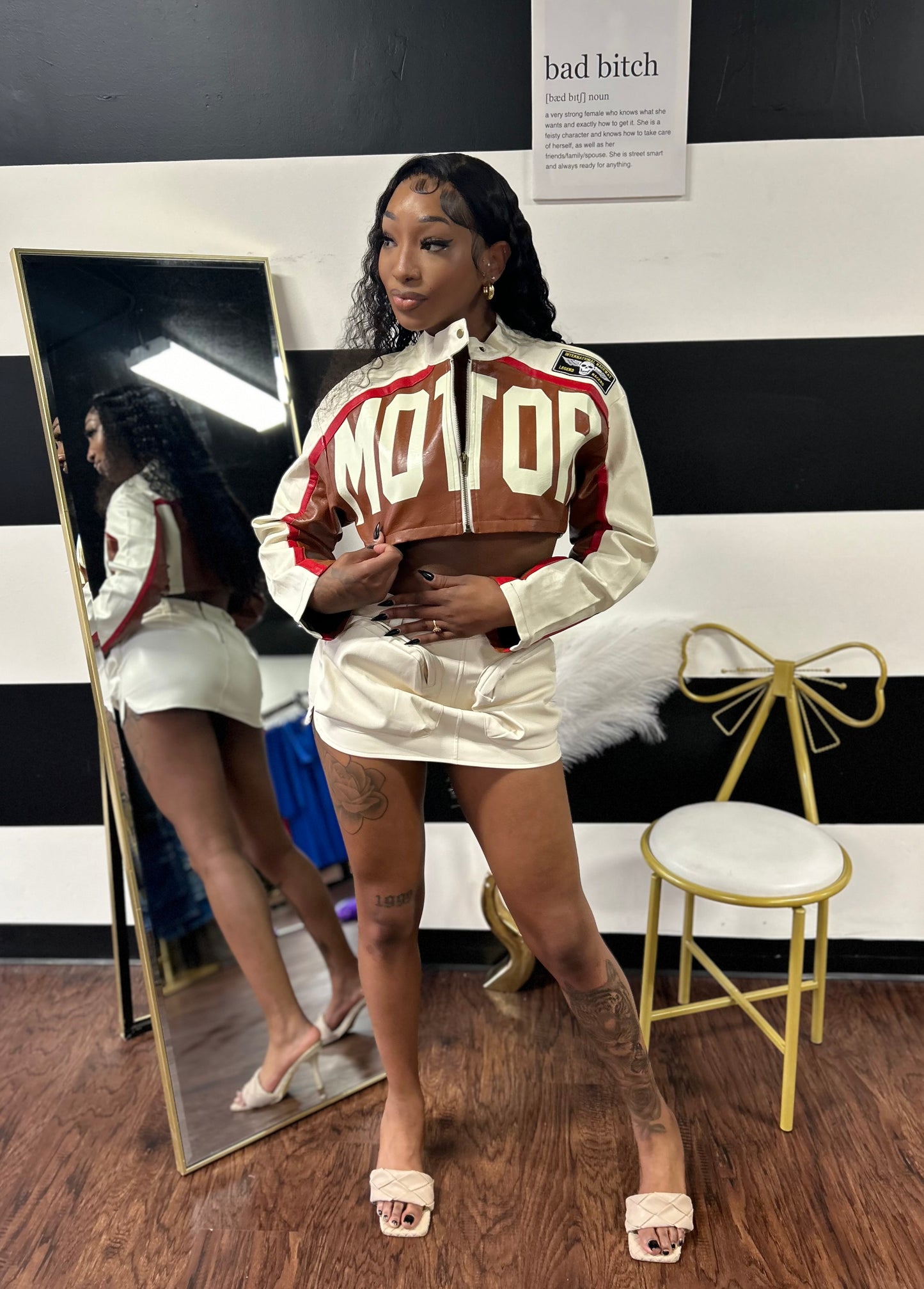 Motor Cropped Jacket