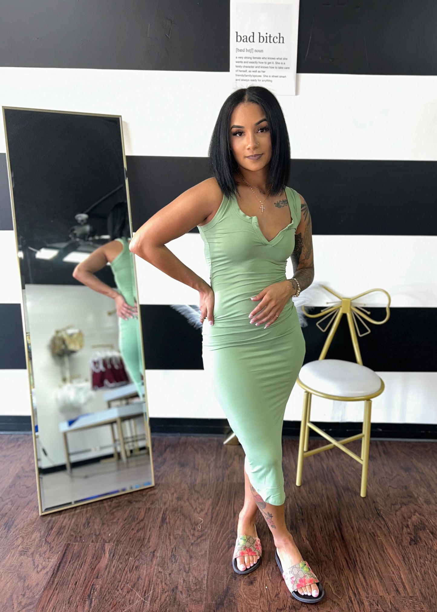 V-Neck Dress