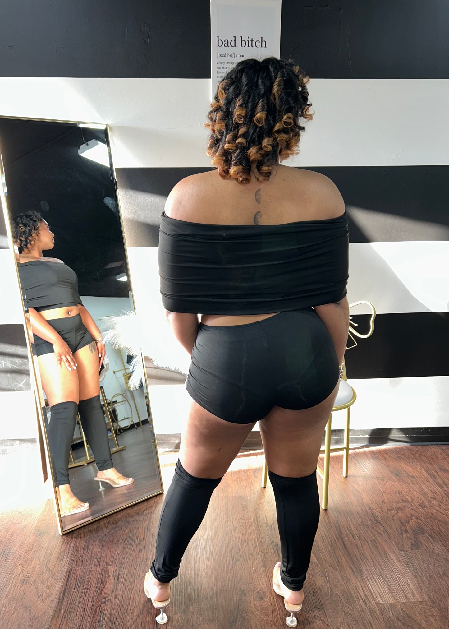 Blackout Shorts Set