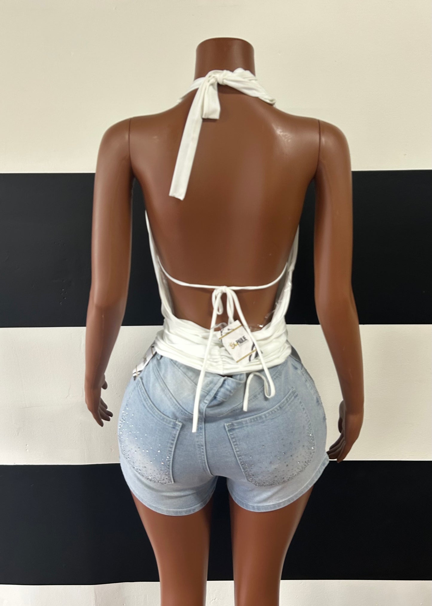 Halter Cowl Top