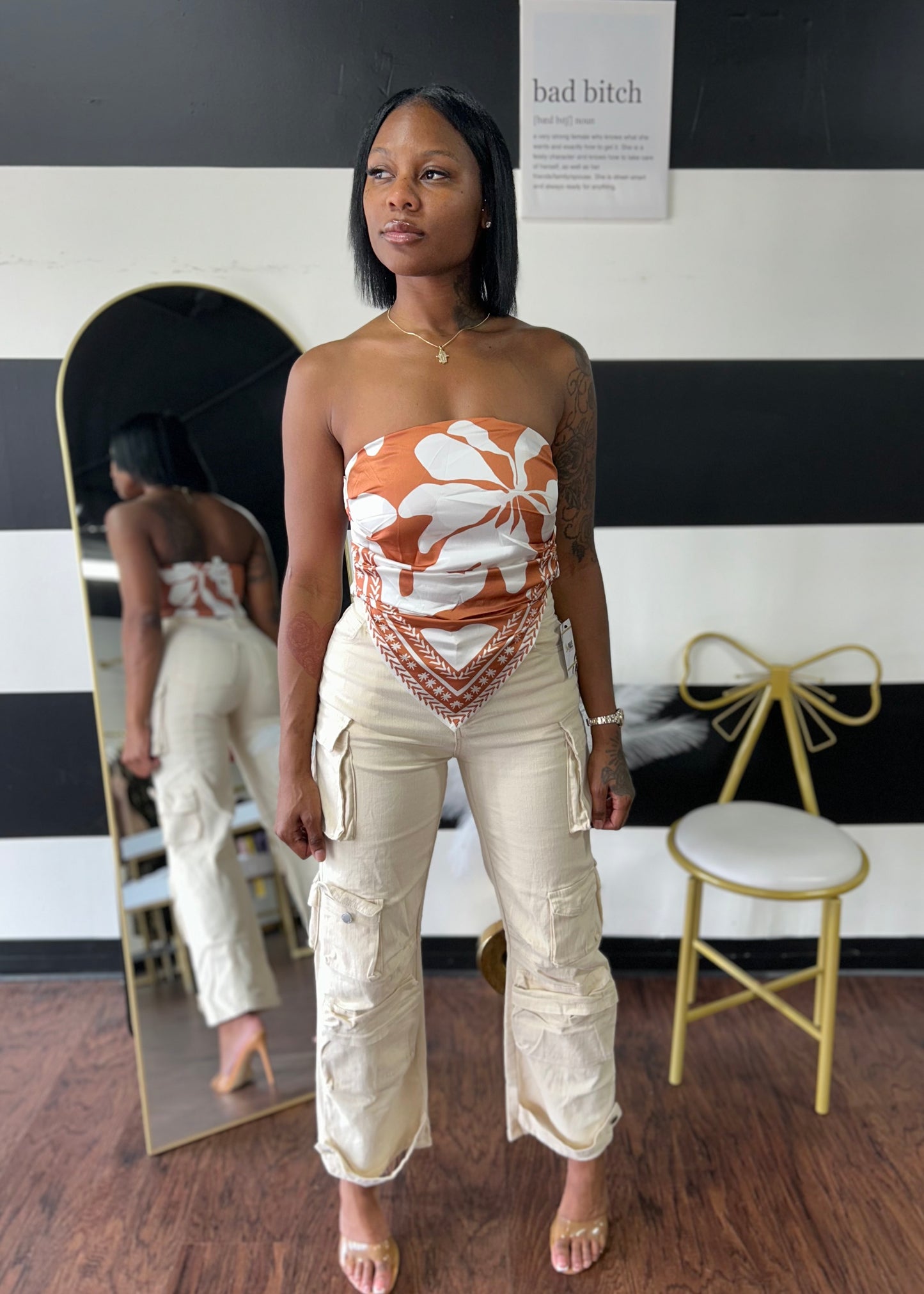 Ginger Scarf Top