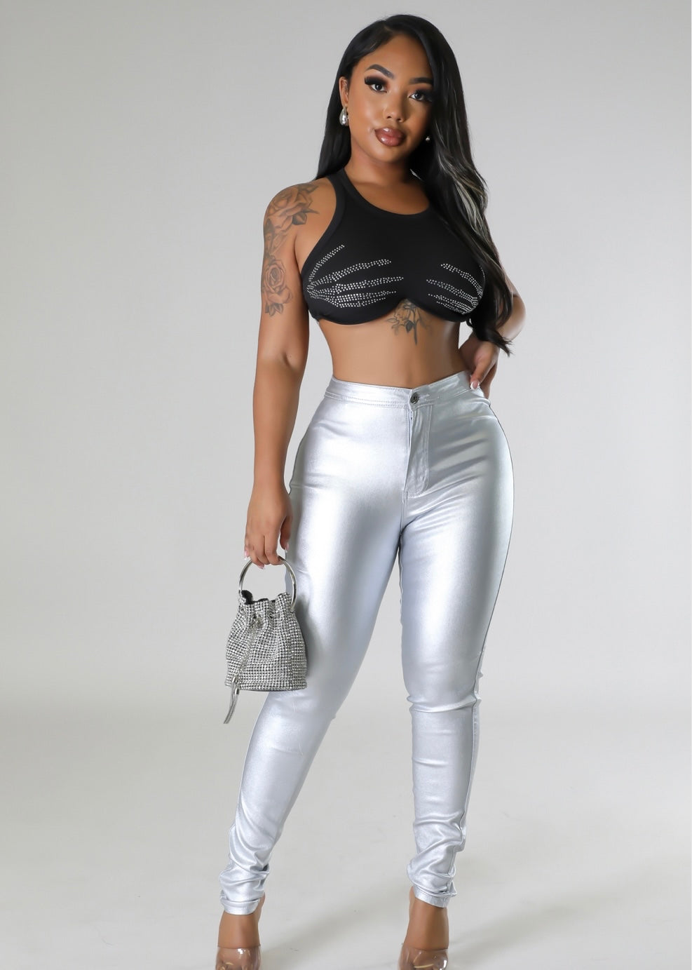 Metallic Jeans