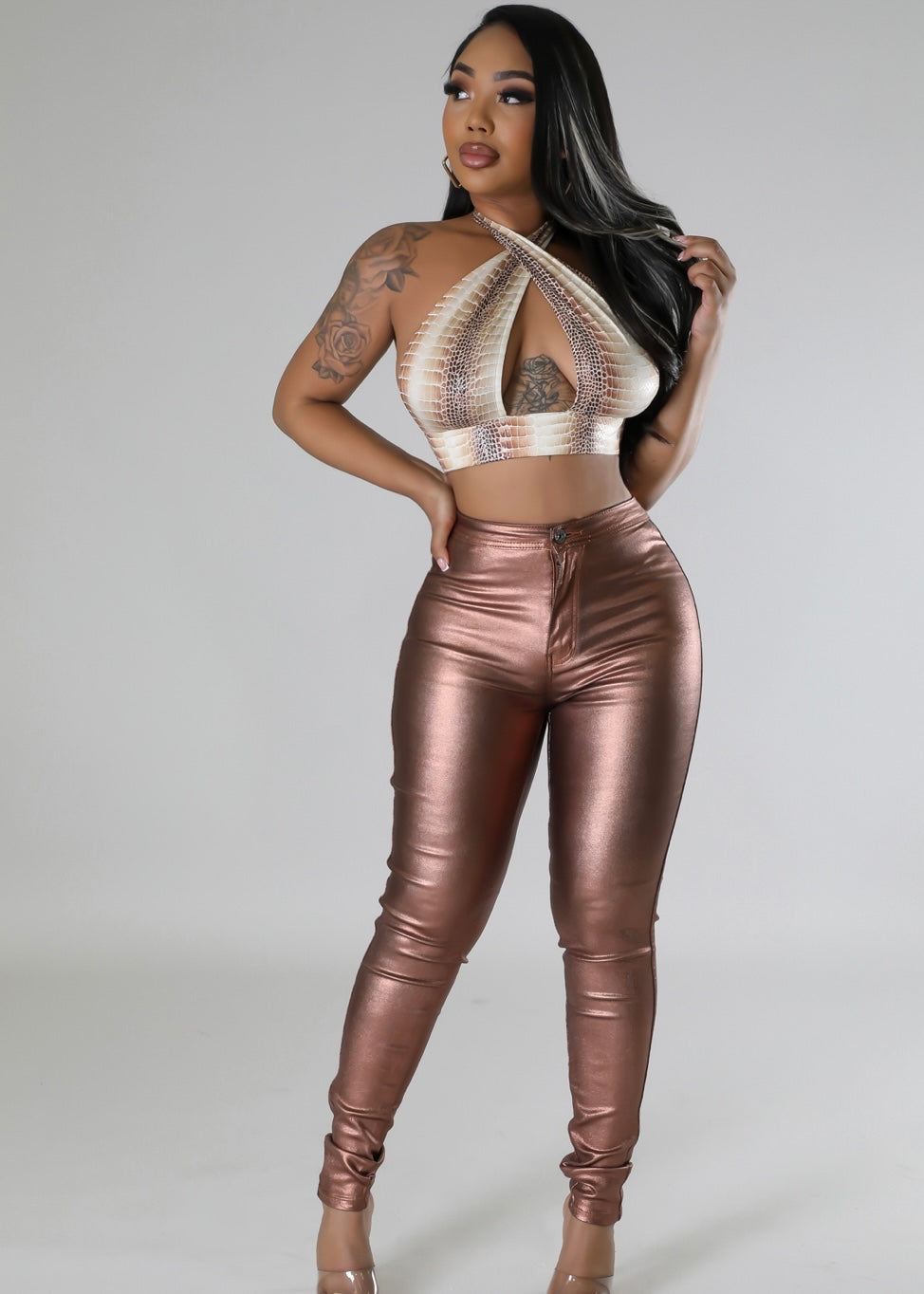 Metallic Jeans