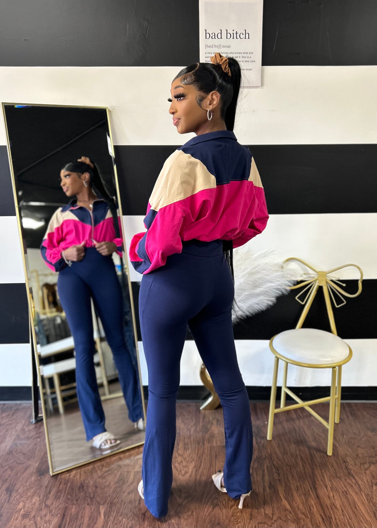 Colorblock Flare Set