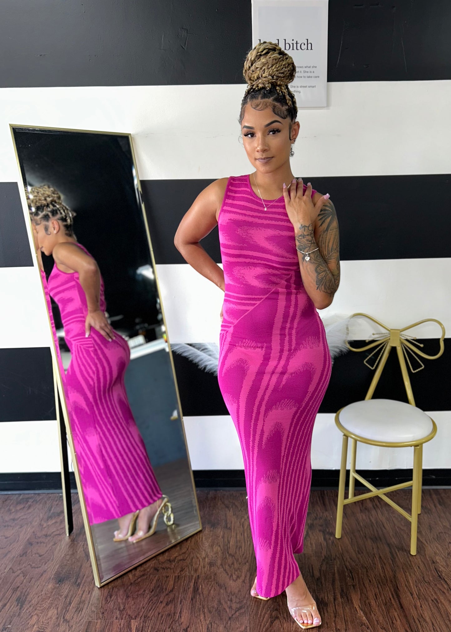 Jacquard Dress