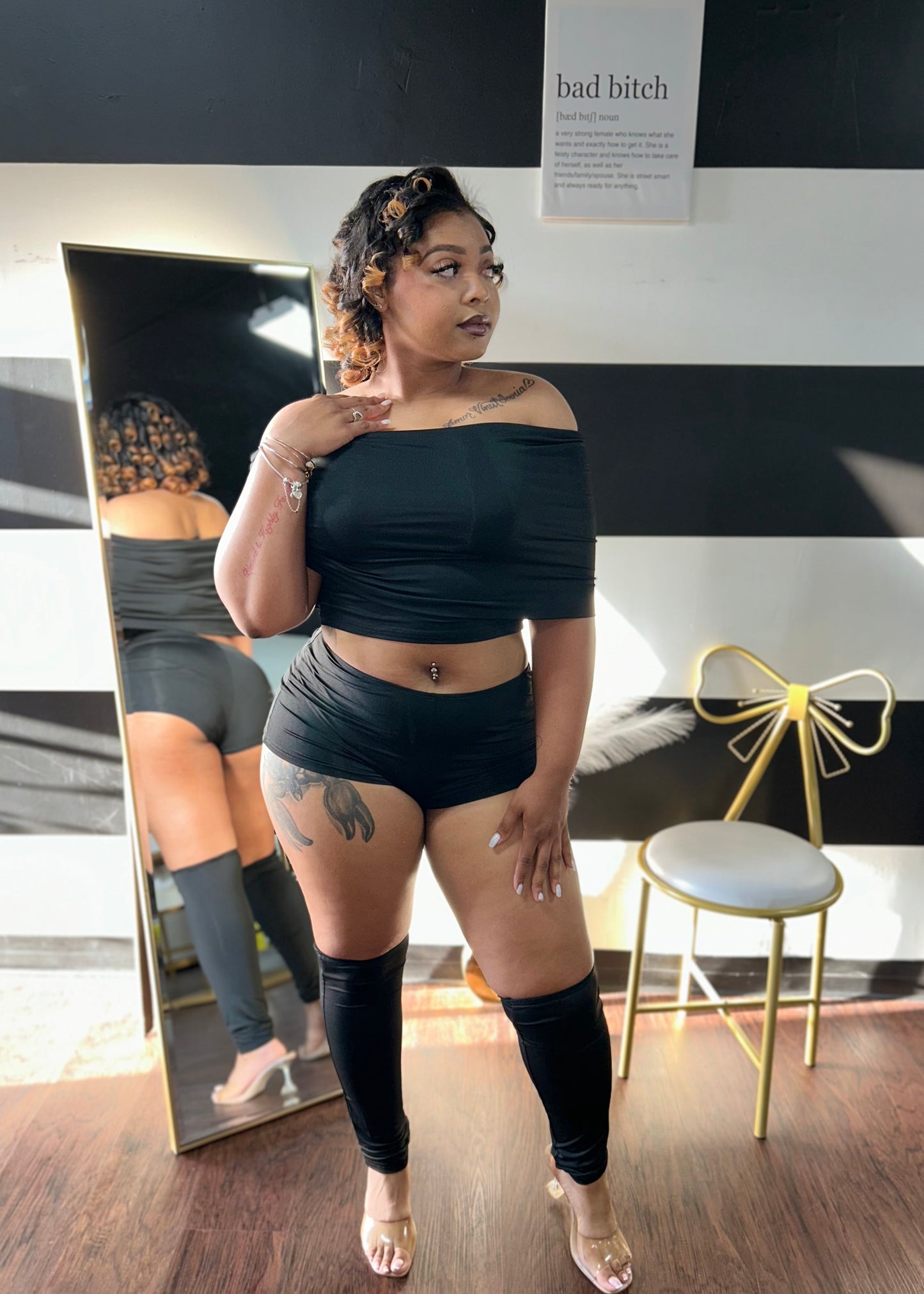 Blackout Shorts Set