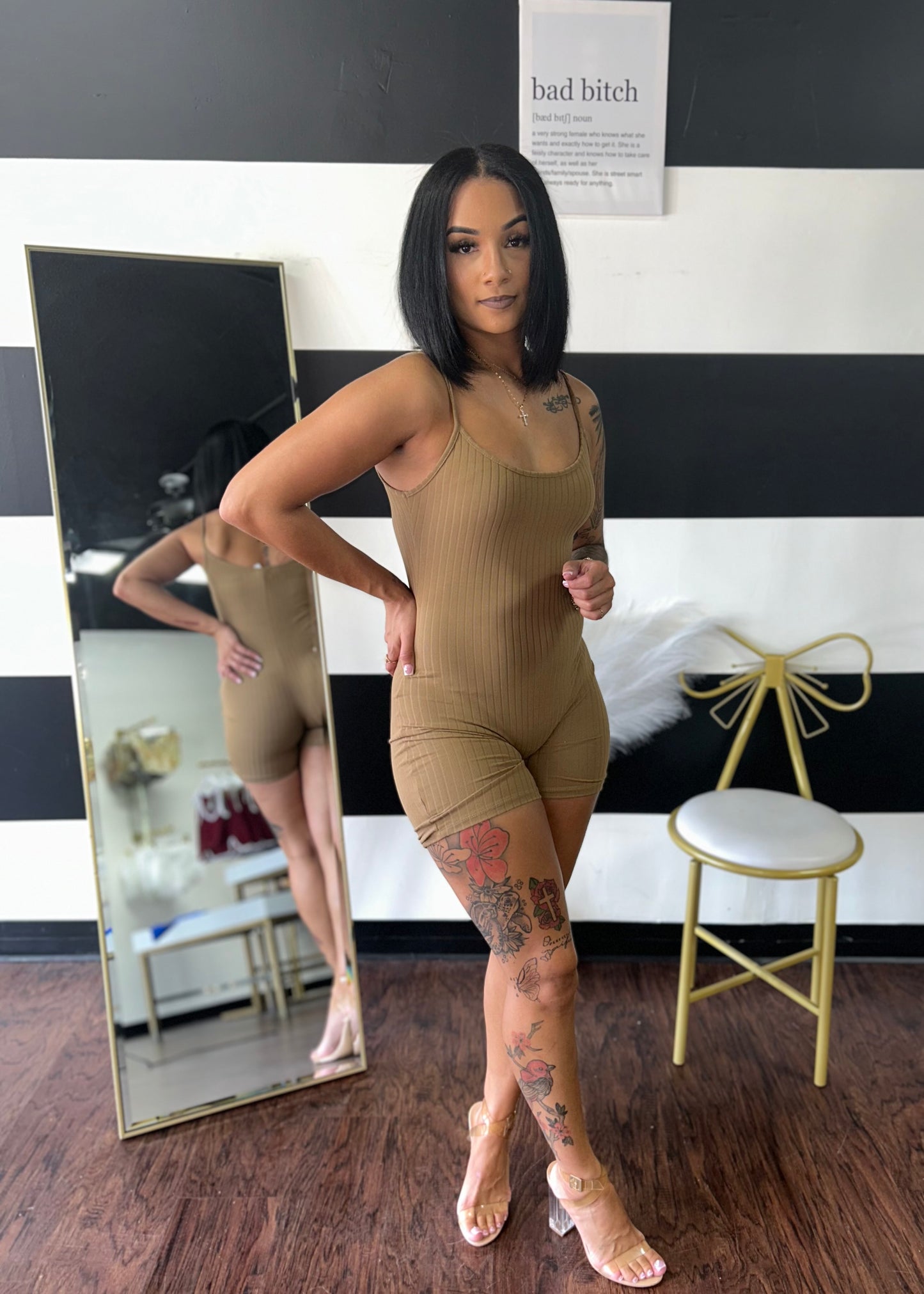 Ribbed Romper