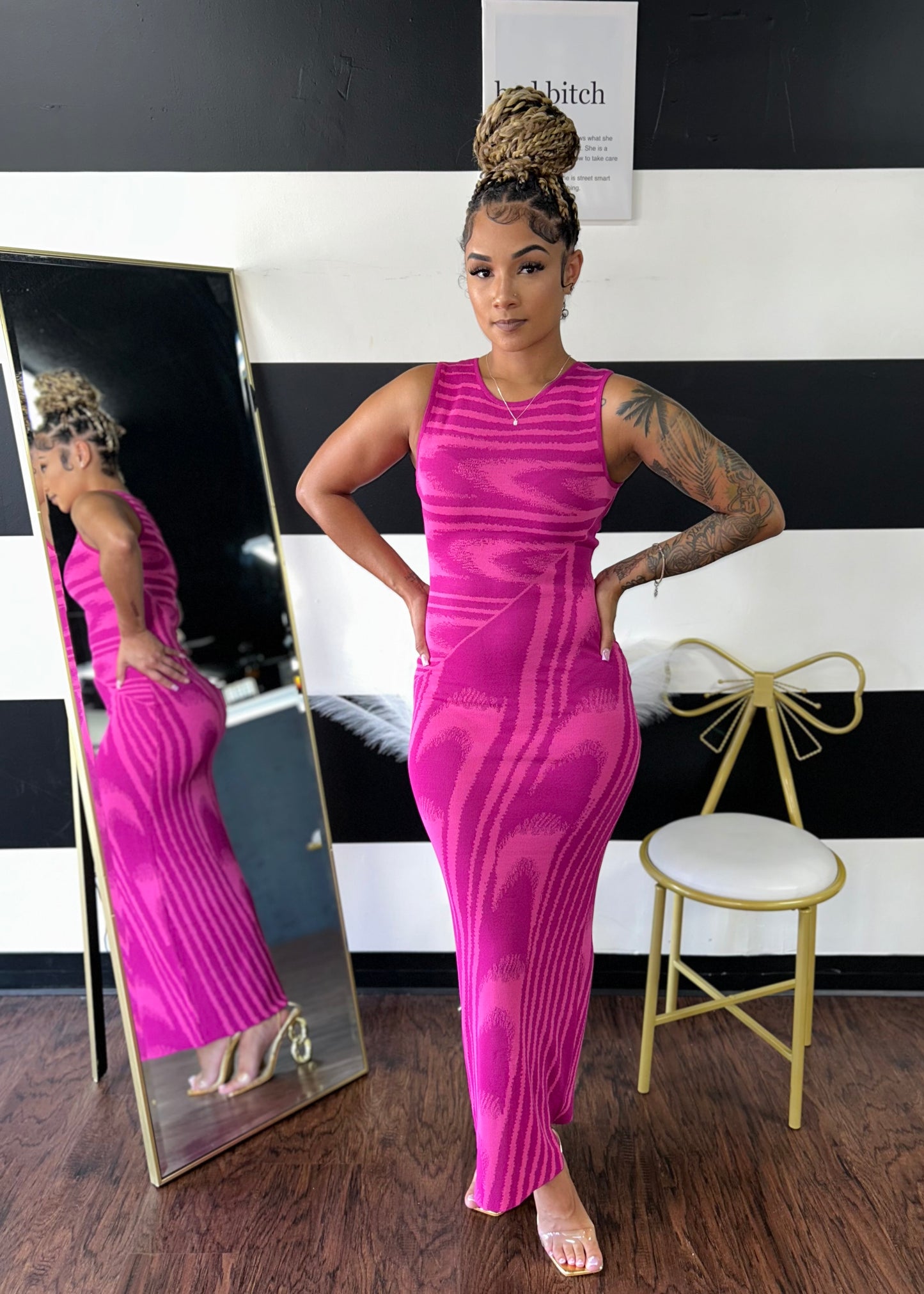 Jacquard Dress