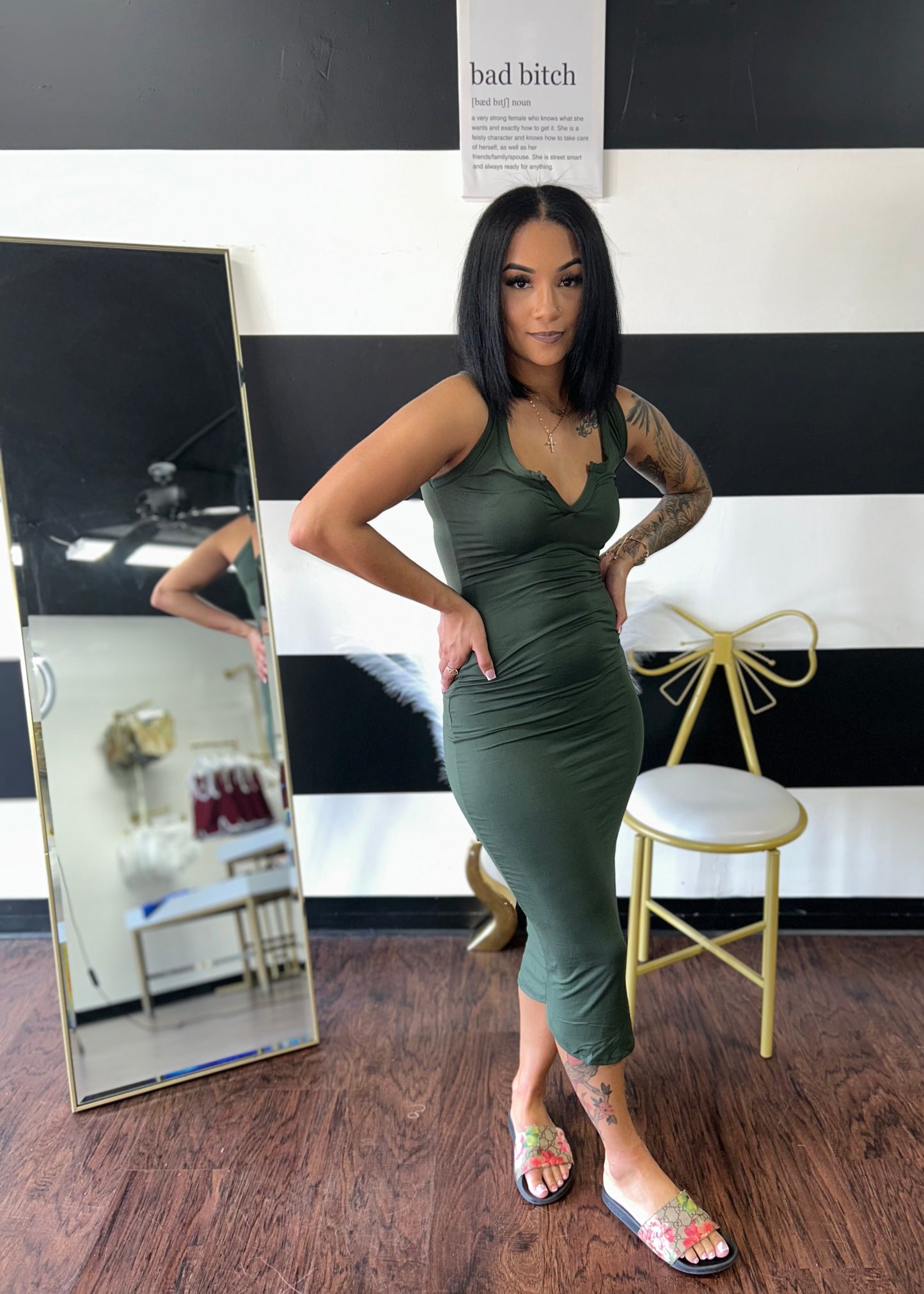 V-Neck Dress
