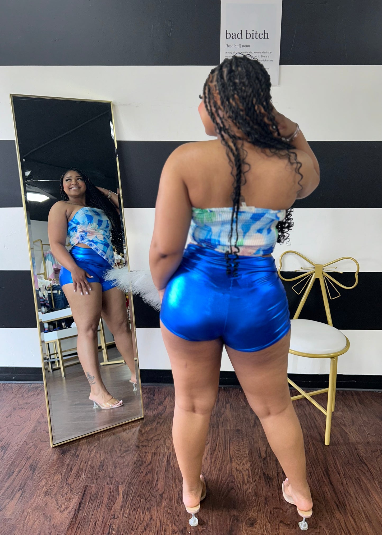 Metallic Shorts