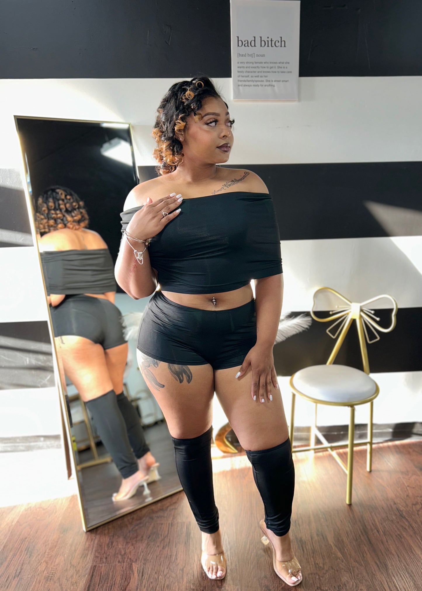 Blackout Shorts Set