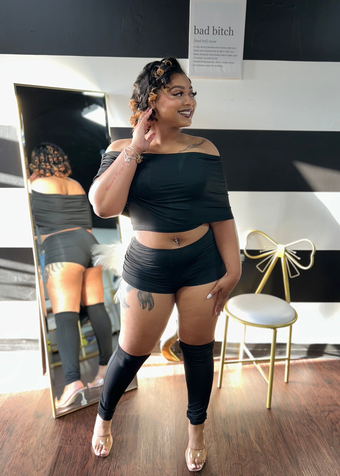 Blackout Shorts Set