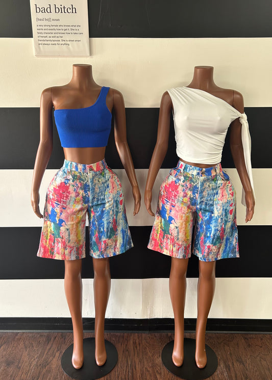 Graffiti Bermuda Shorts