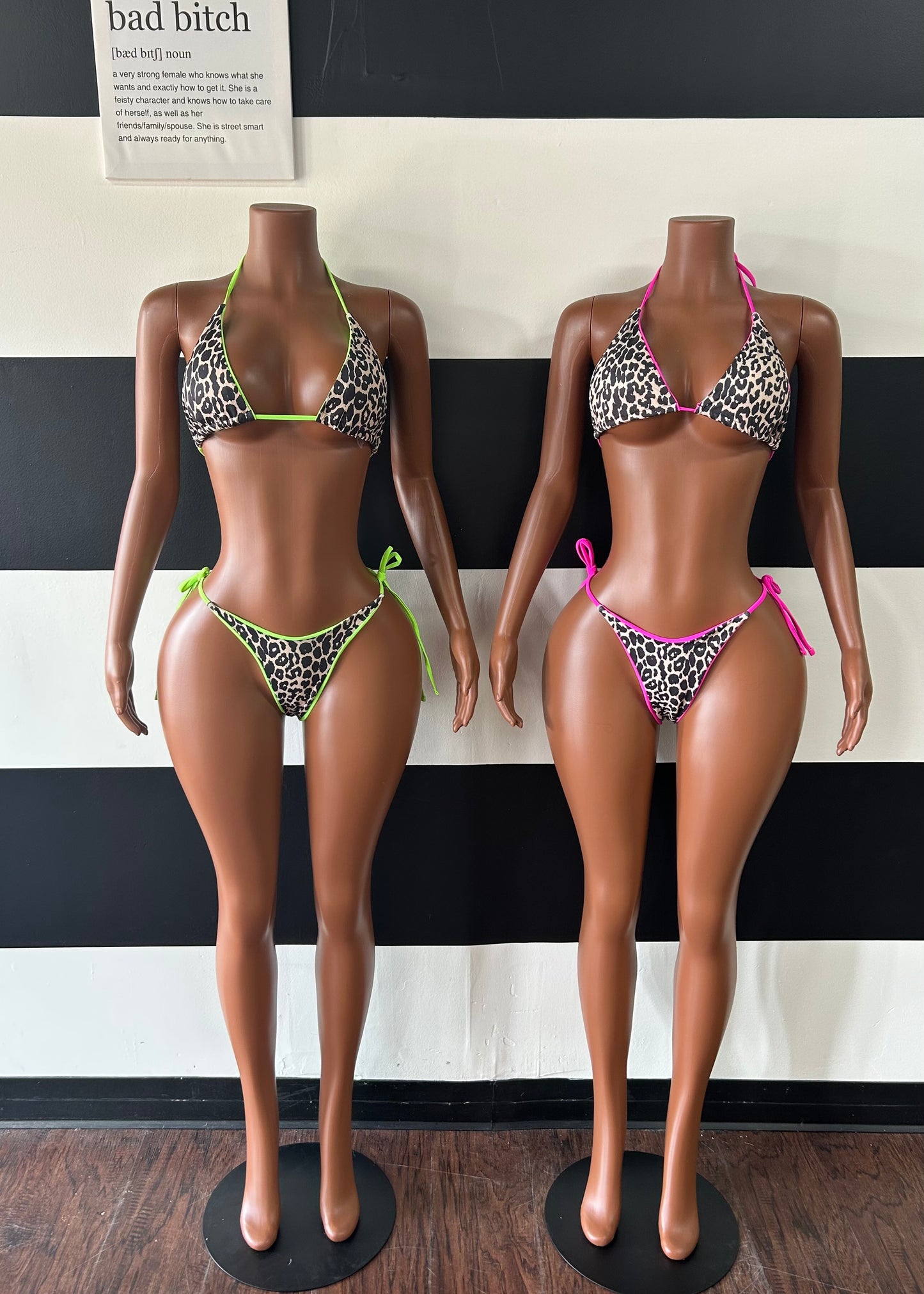 Neon Leopard Bikini
