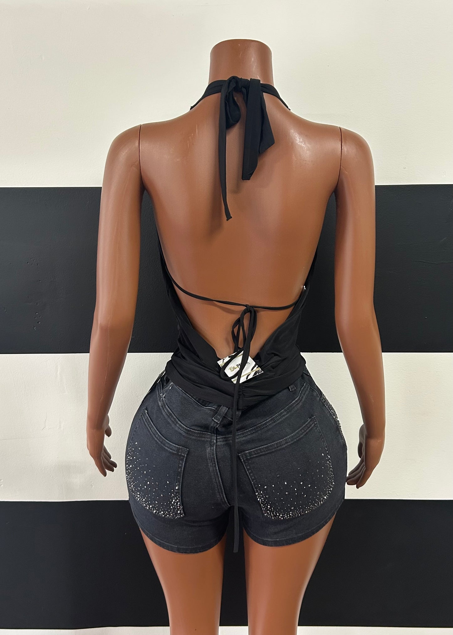 Halter Cowl Top