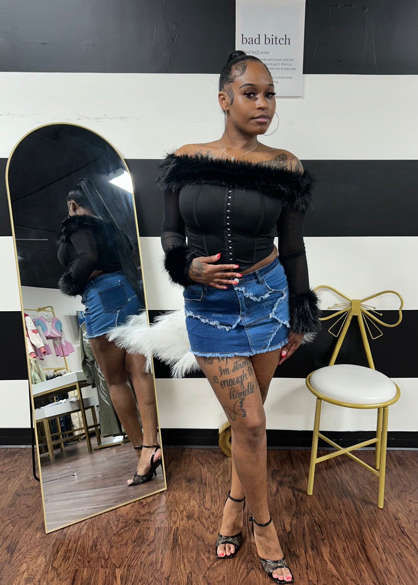 Fur Corset