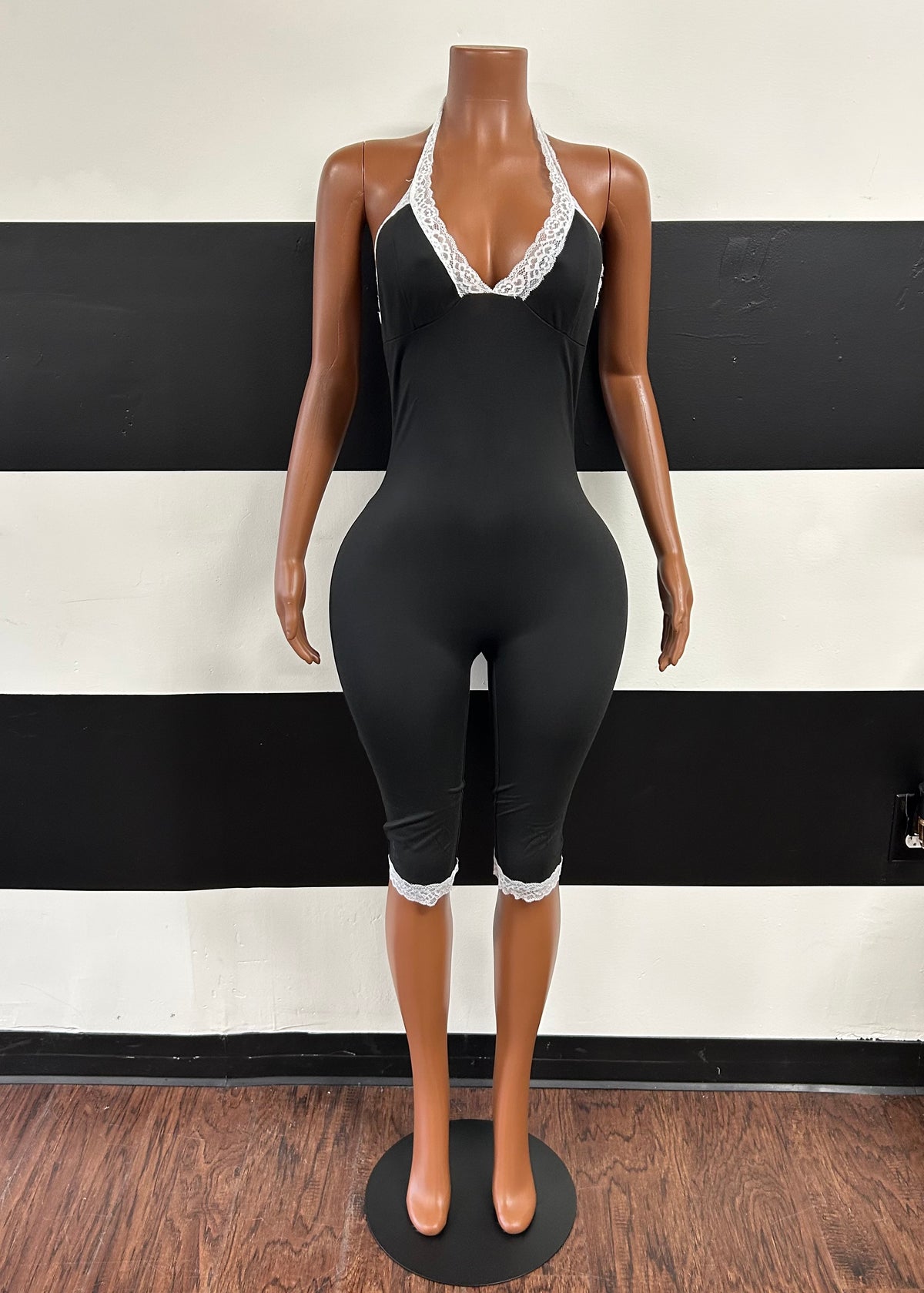 Laney Lace Capri Jumpsuit