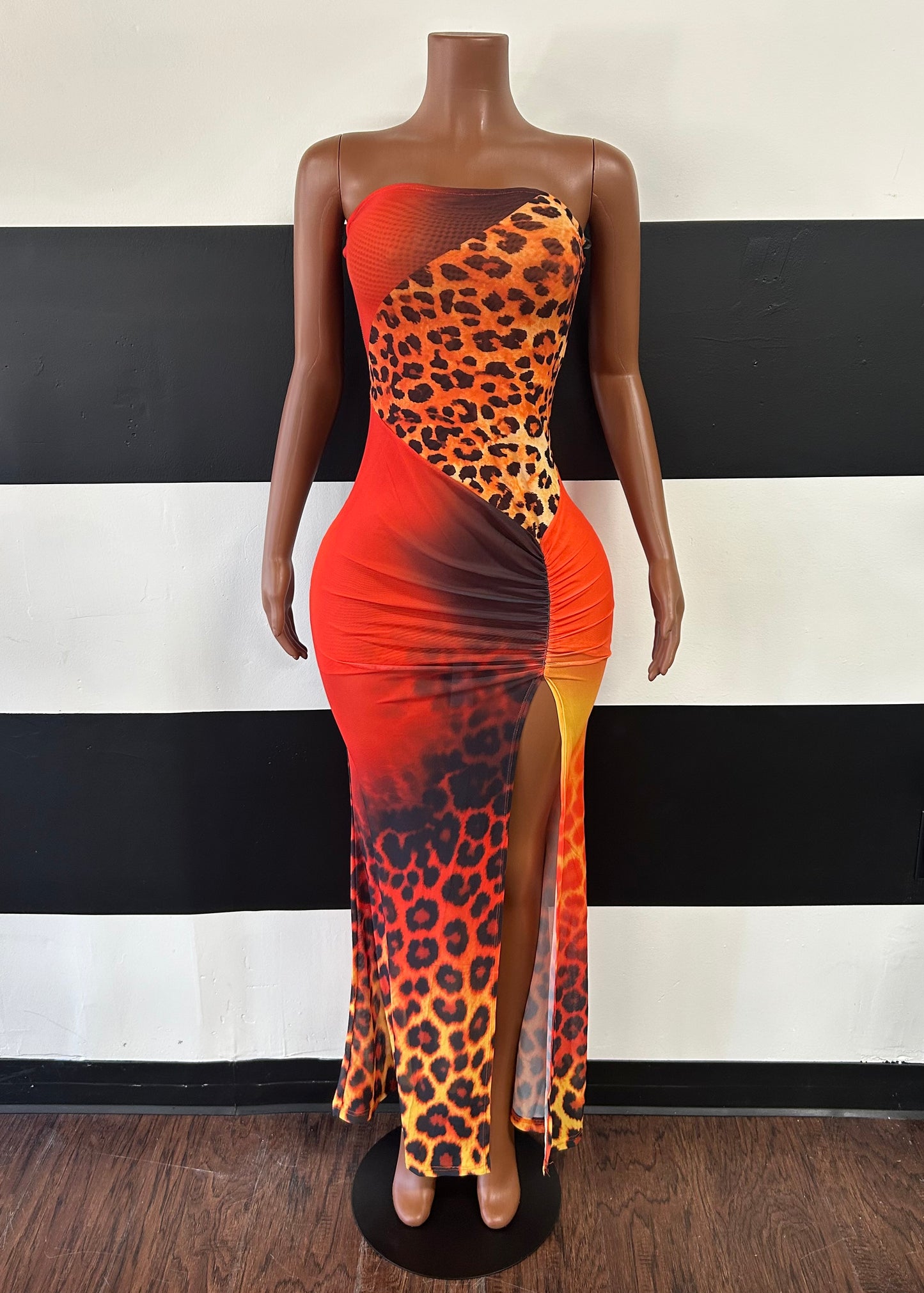 Ombré Leopard Dress