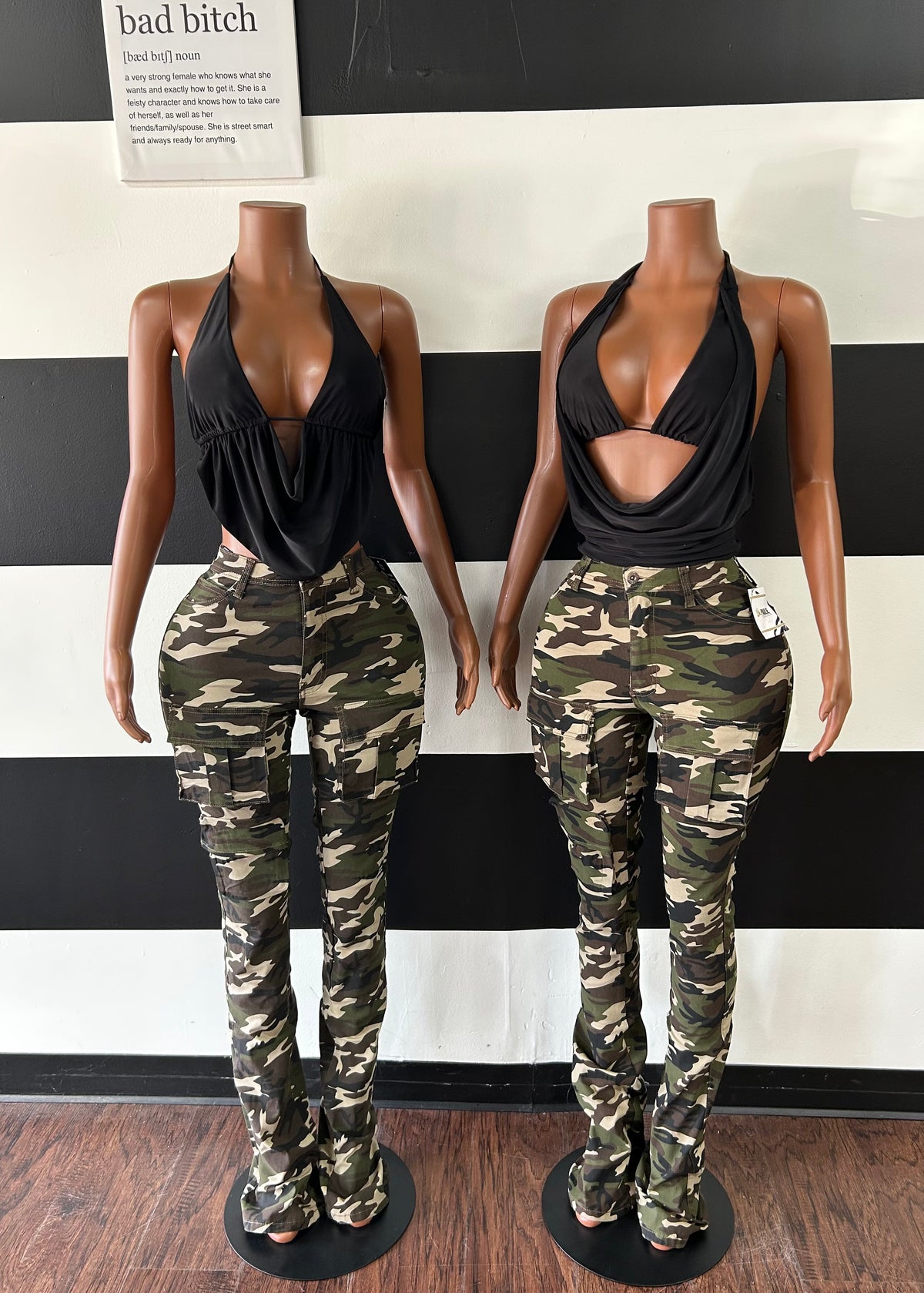 Camouflage Stacked Jeans