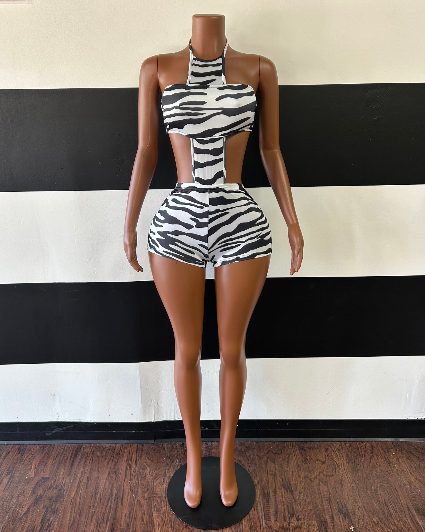 Zebra Romper