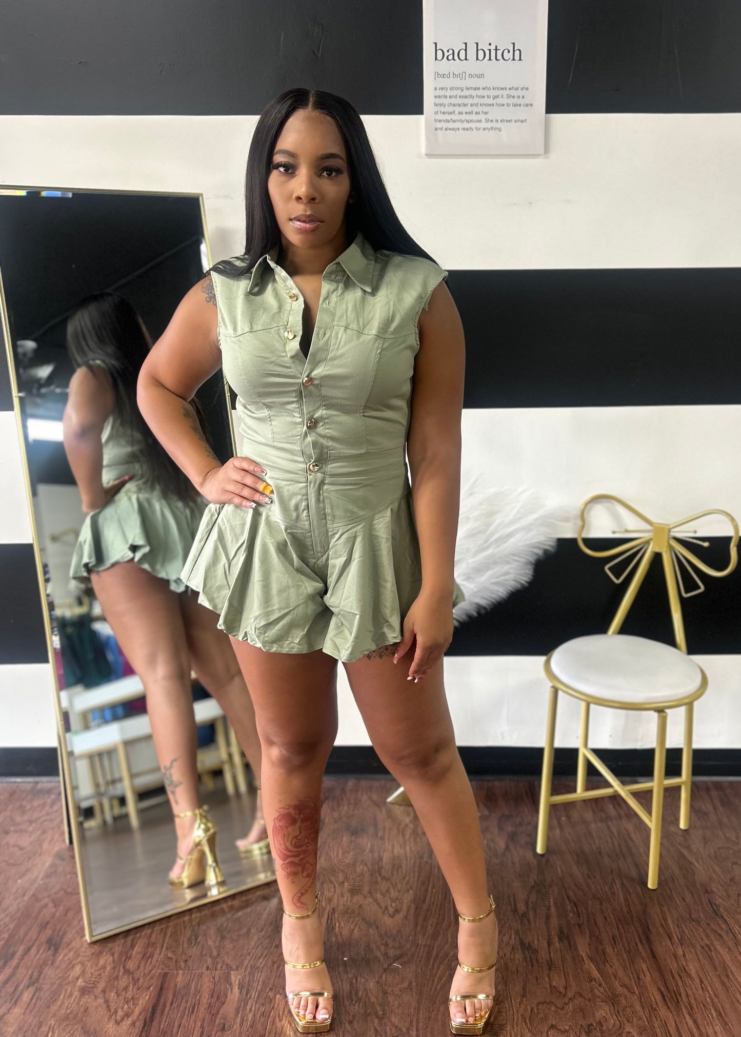 Asha Flared Romper