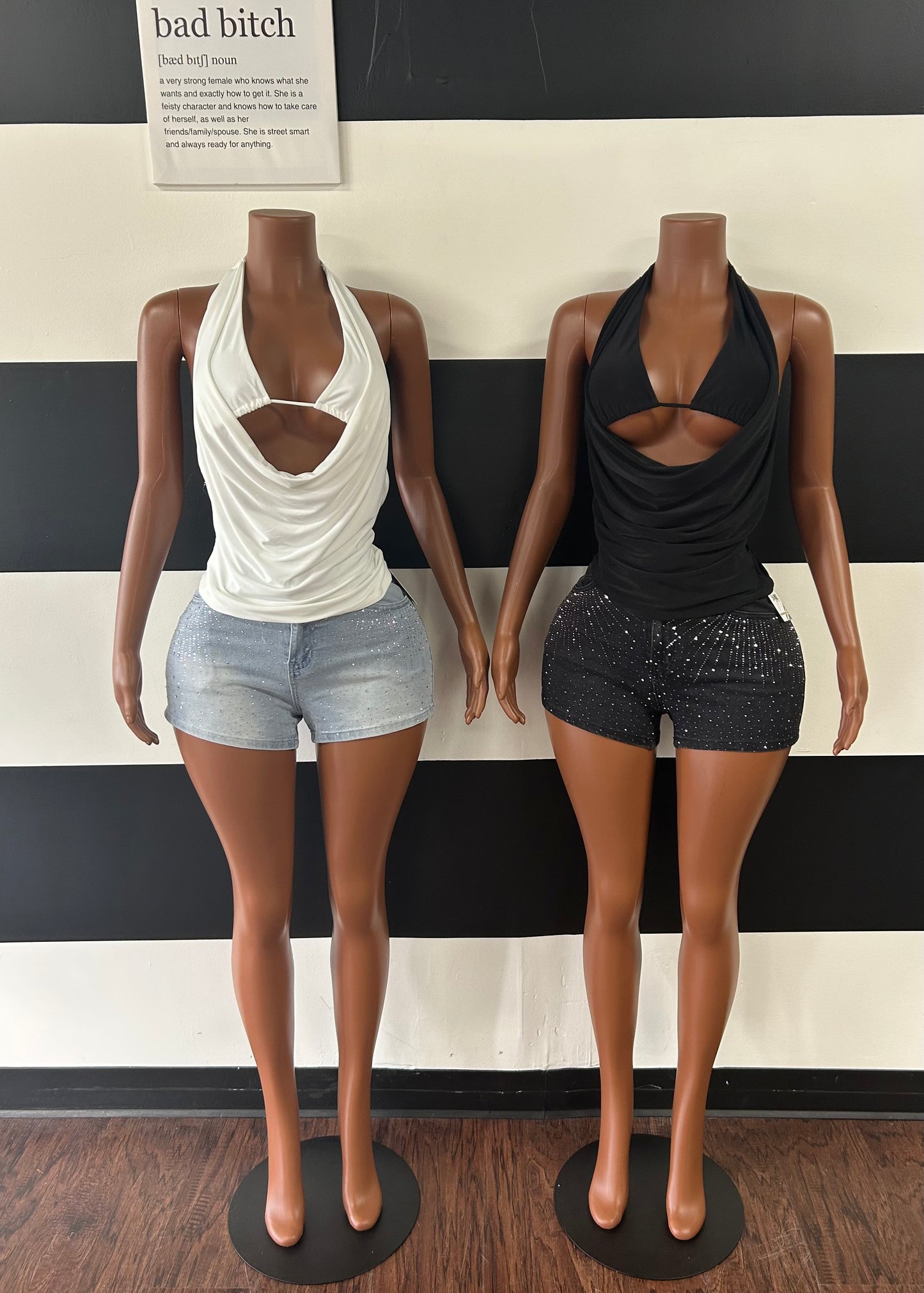 Halter Cowl Top