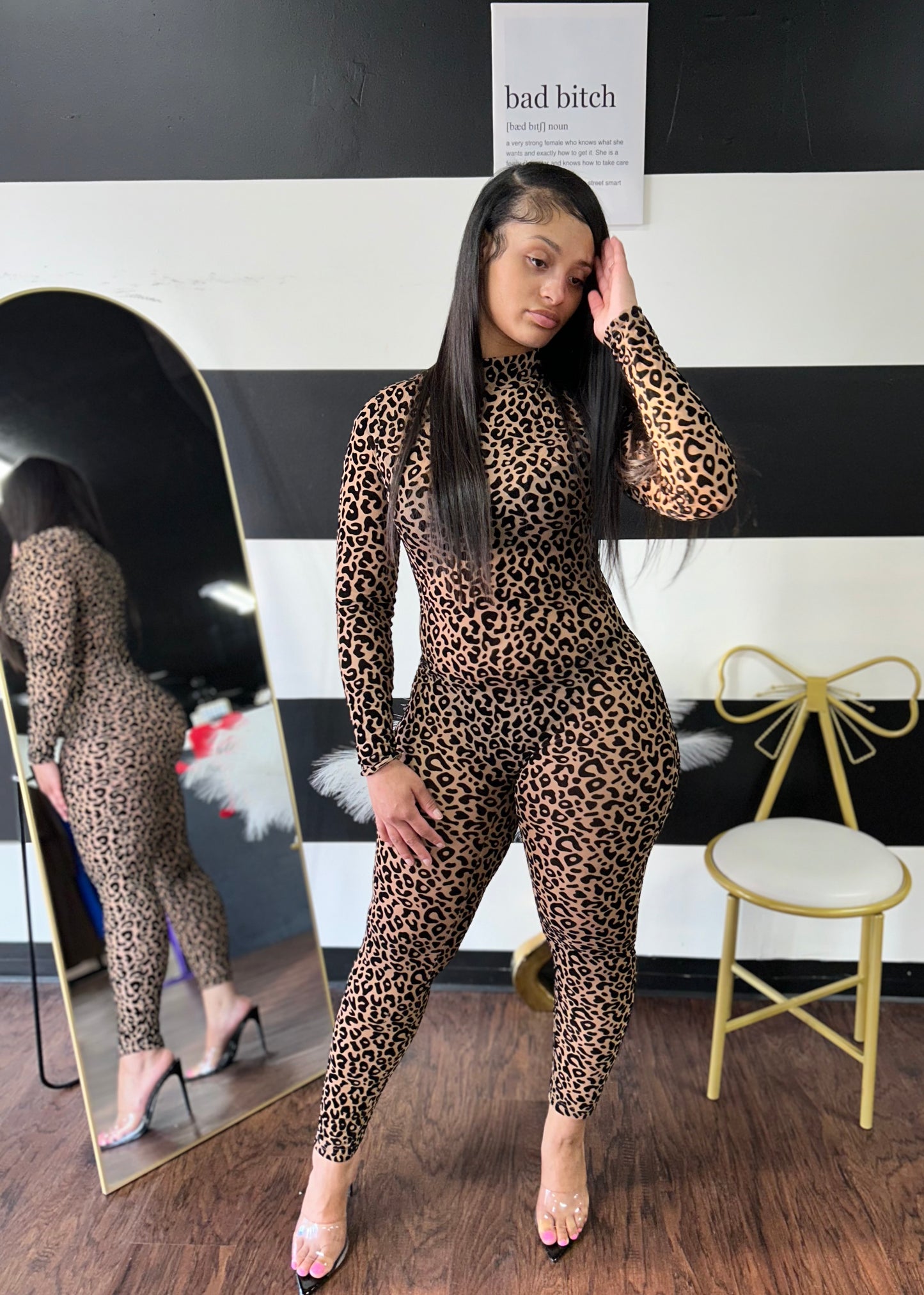 Nia Leopard Jumpsuit