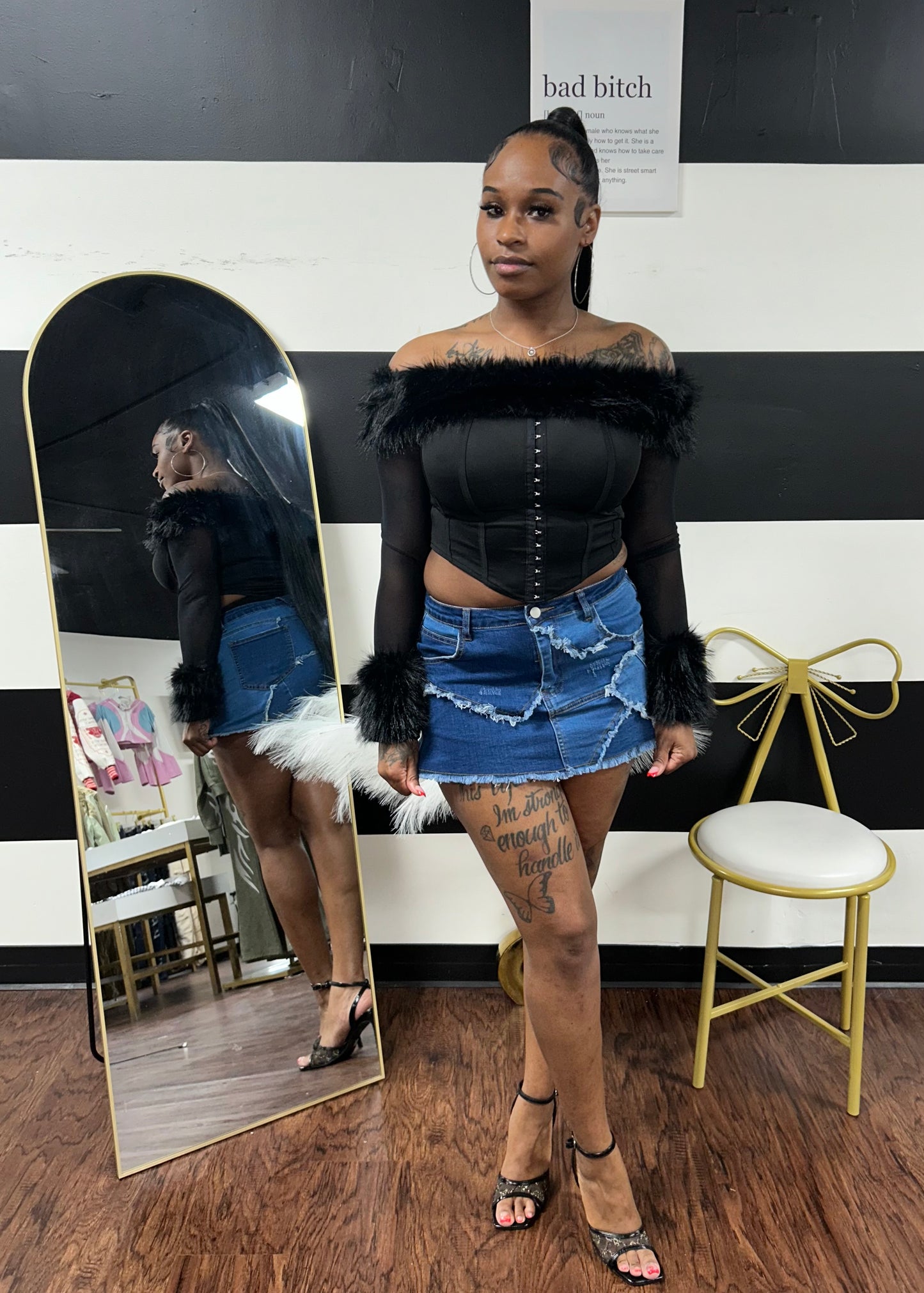 Fur Corset