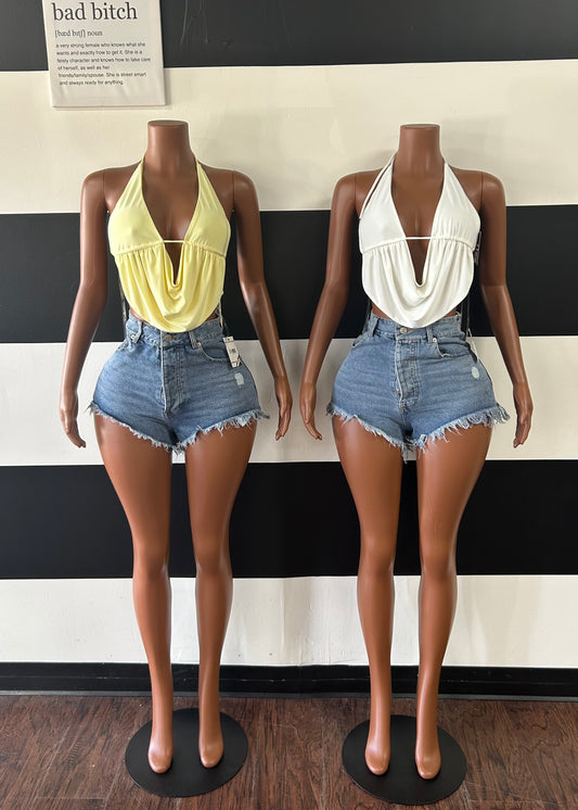 Raw Edge Shorts