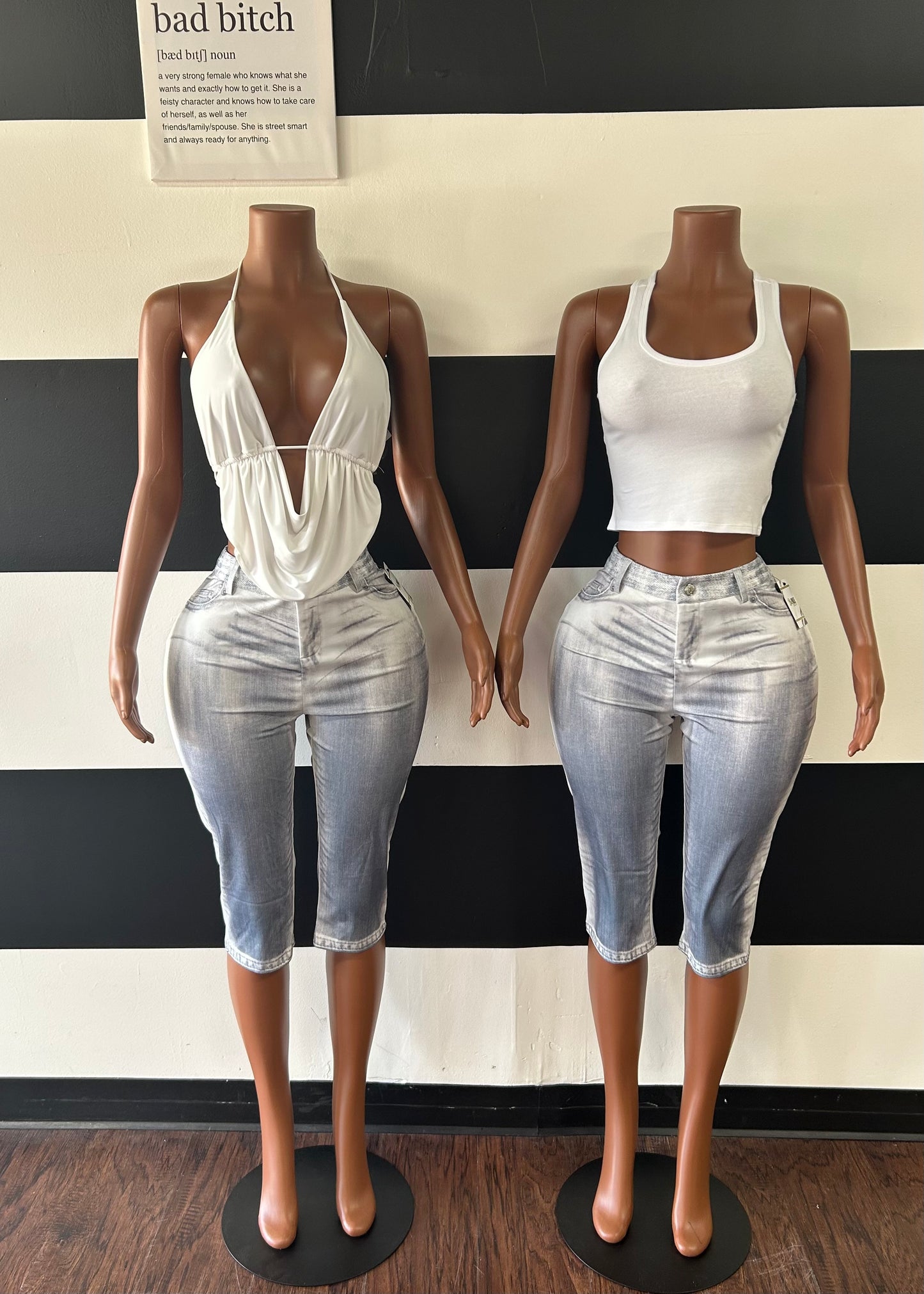 Fauxy Capri Pants
