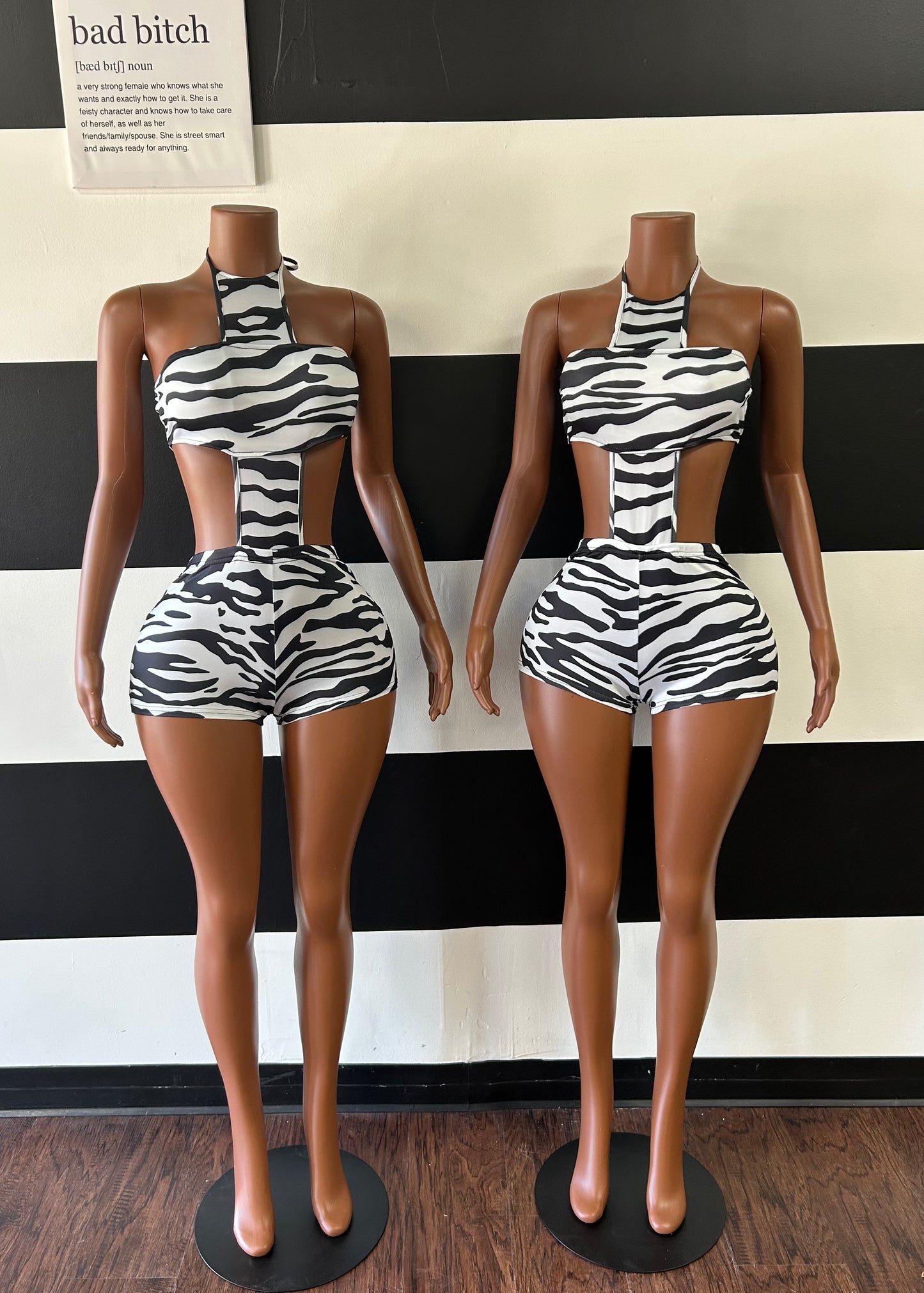Zebra Romper