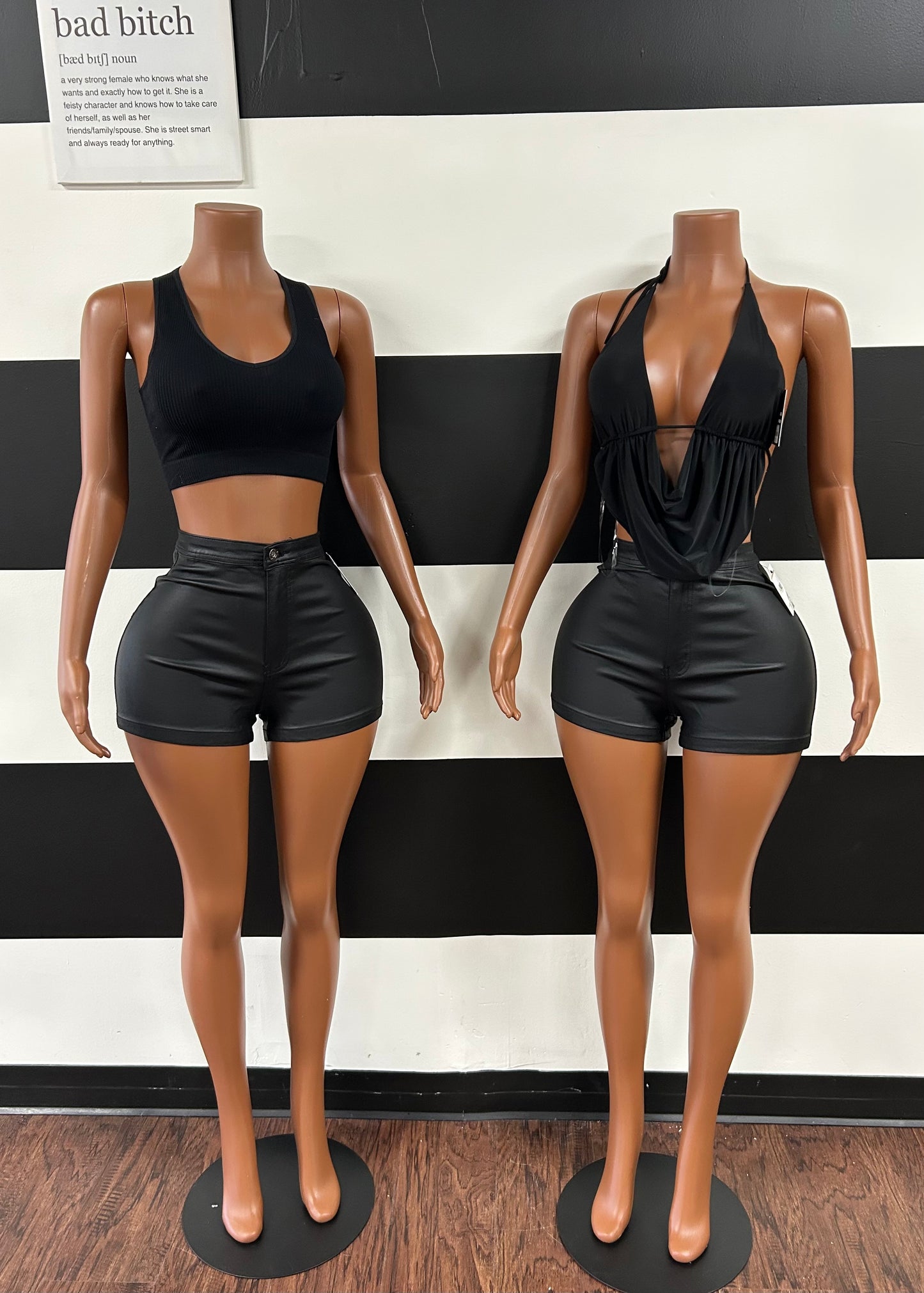 Disco Leather Shorts