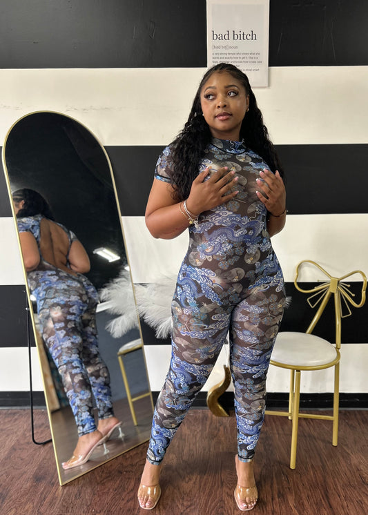 Blue Dragon Jumpsuit